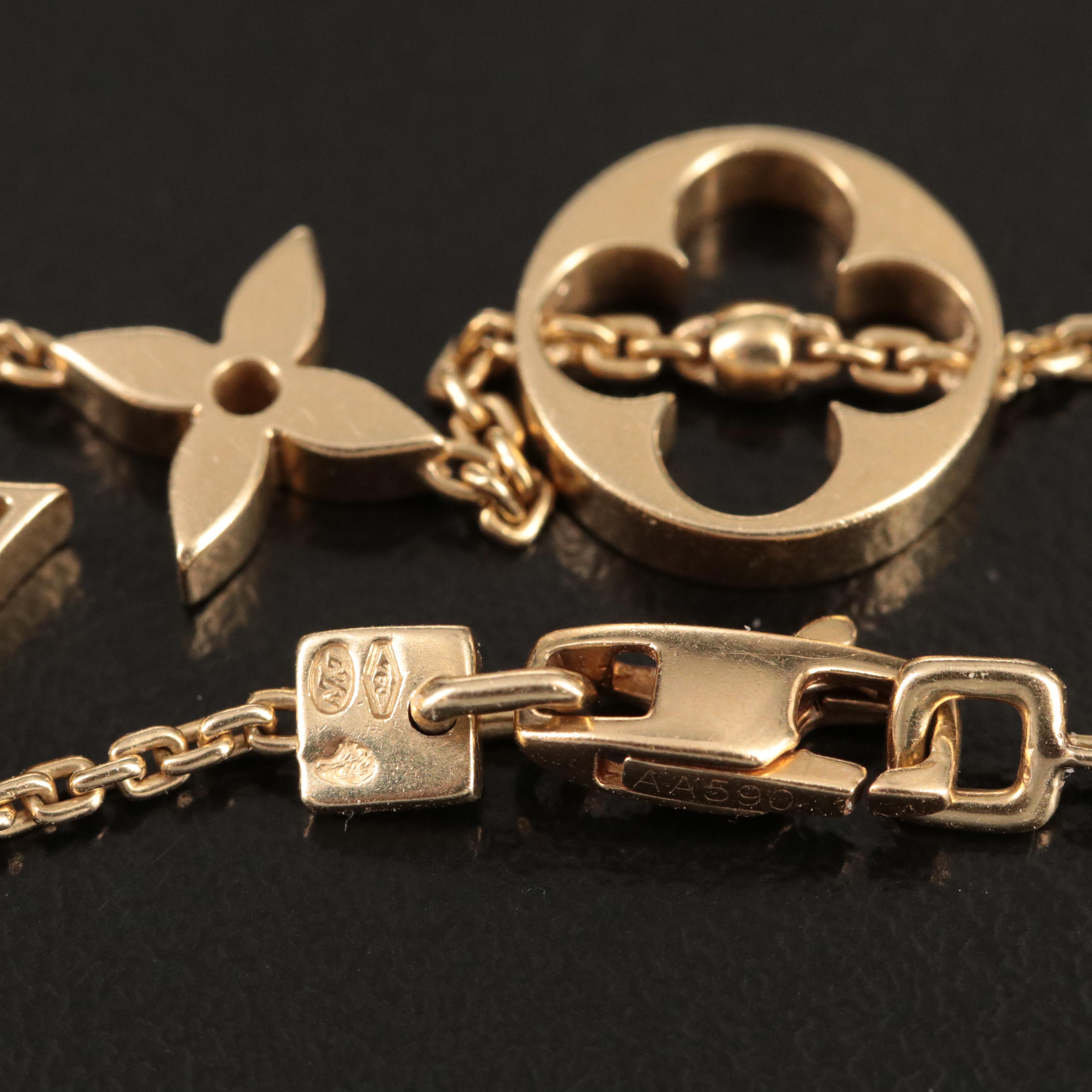 Louis Vuitton Idylle Blossom 18K Monogram Bracelet