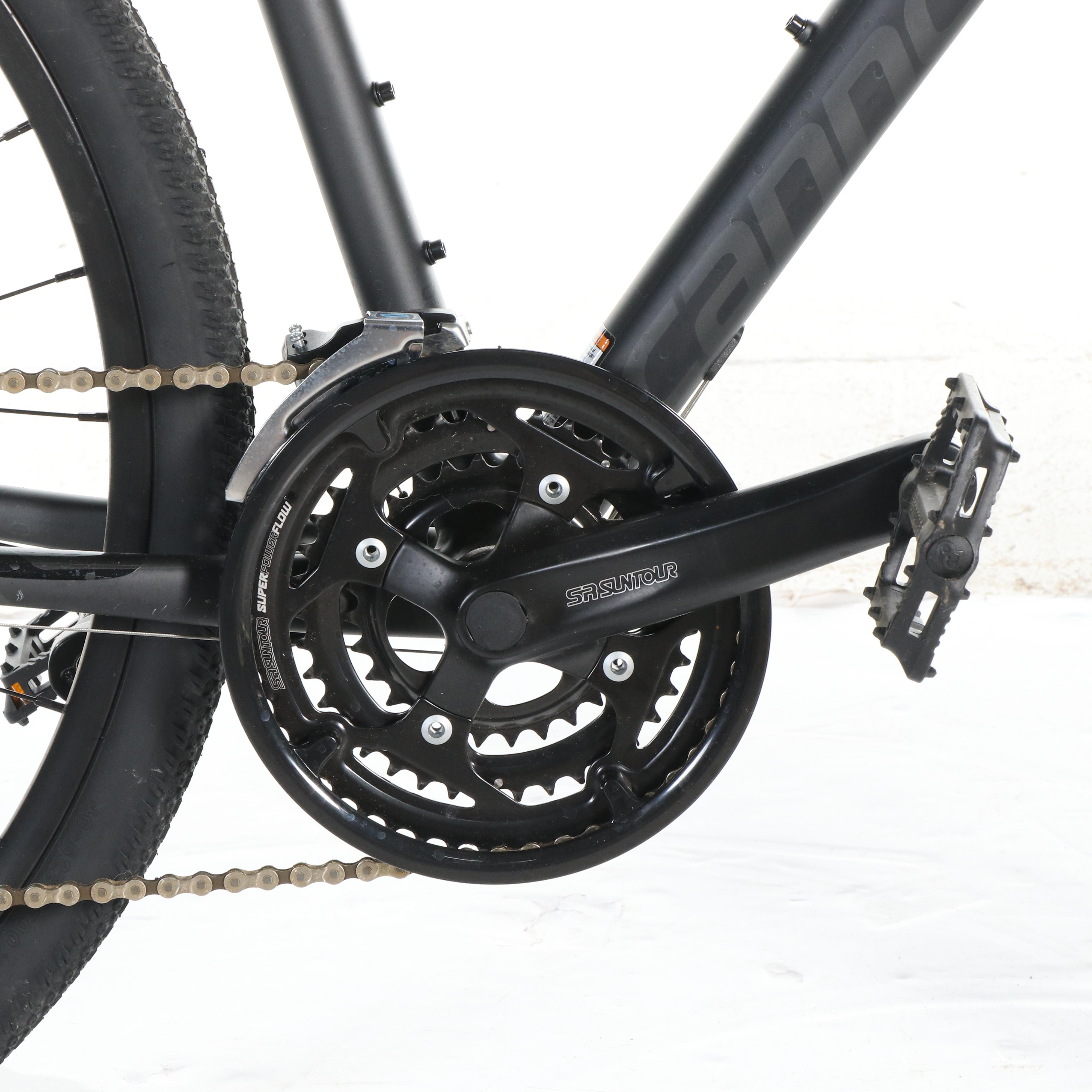 Cannondale Quick CX 4 Hybrid Medium Bicycle in Matte Black, Contemporary