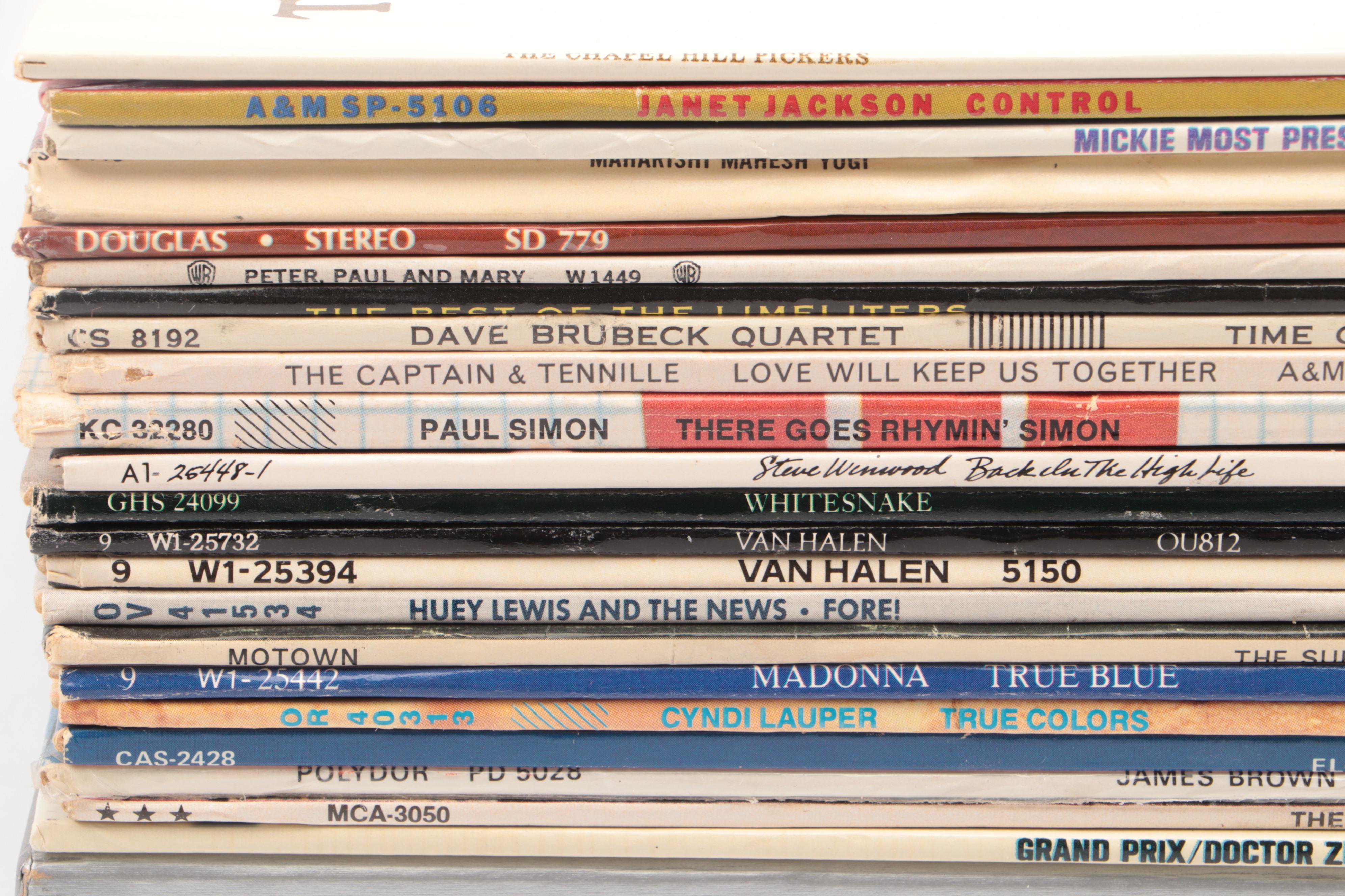 Cyndi Lauper, Van Halen, Madonna, and More Vinyl Record Albums