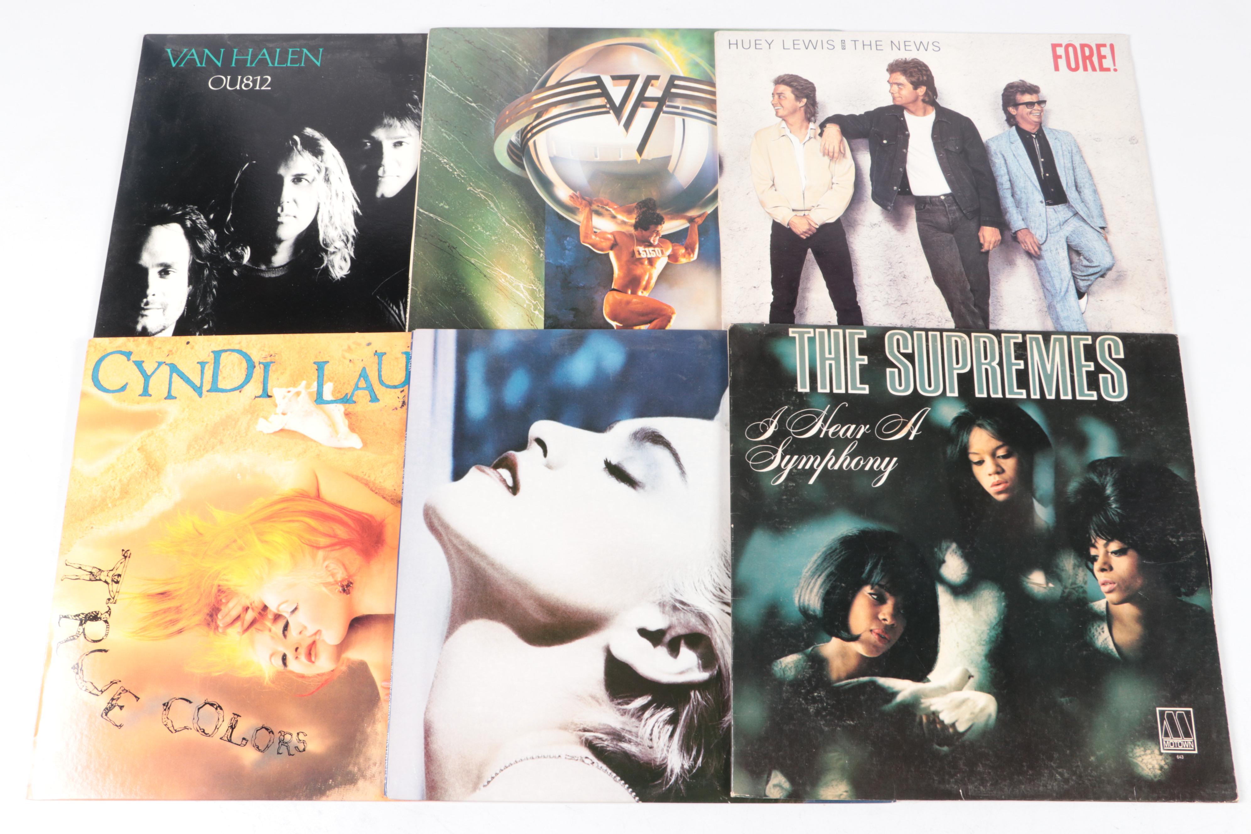 Cyndi Lauper, Van Halen, Madonna, and More Vinyl Record Albums
