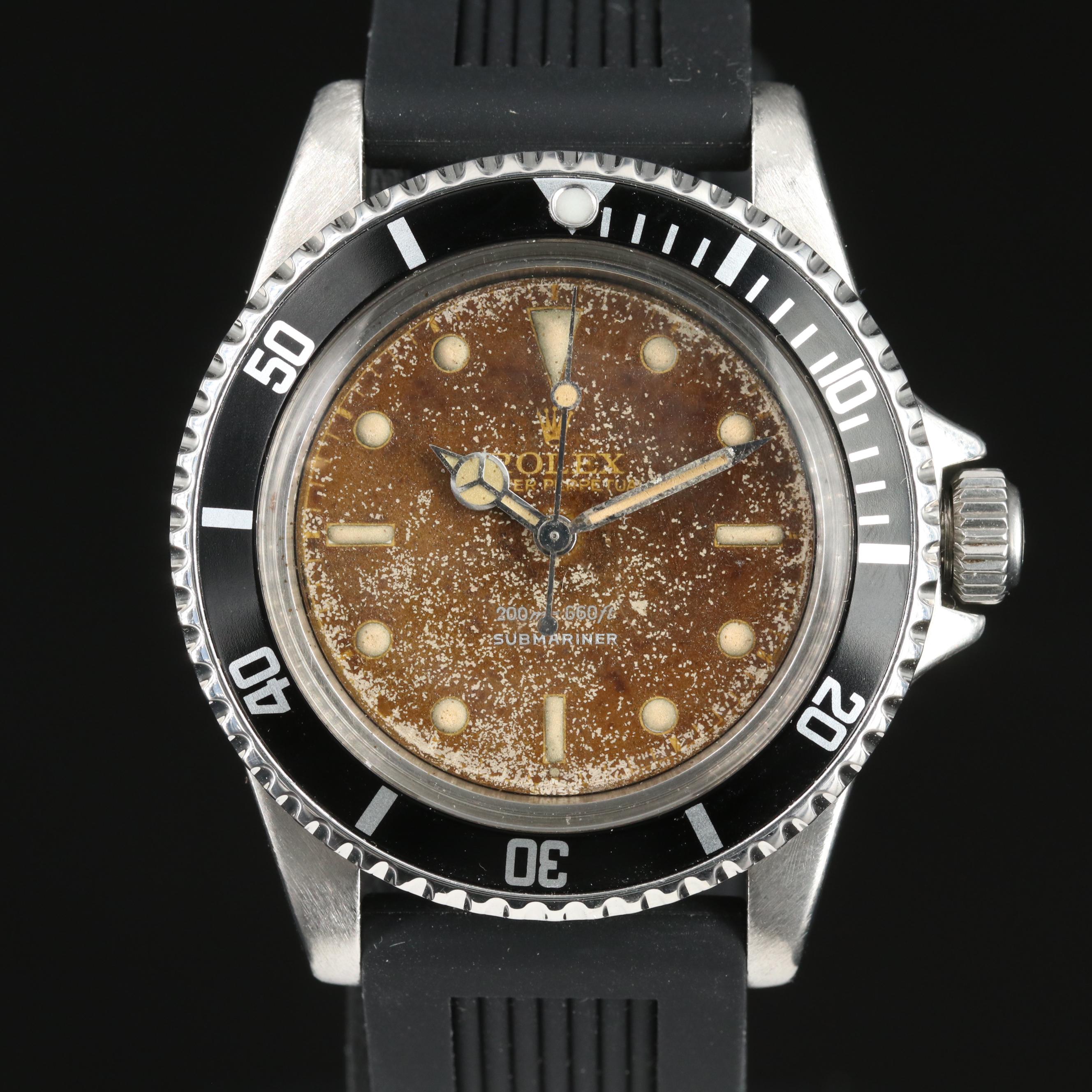1962 Rolex Submariner Tropical Dial 40MM Watch