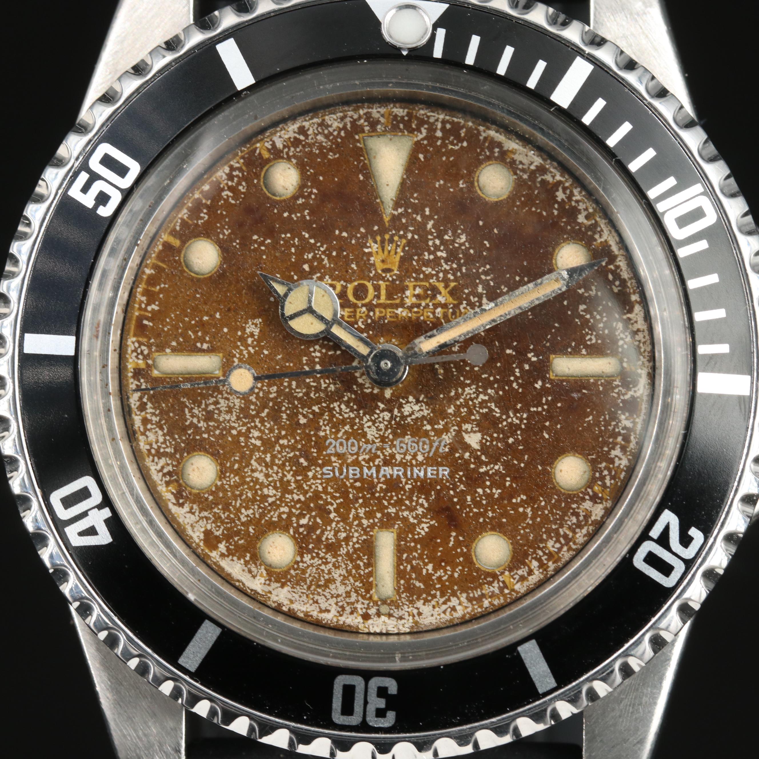 1962 Rolex Submariner Tropical Dial 40MM Watch