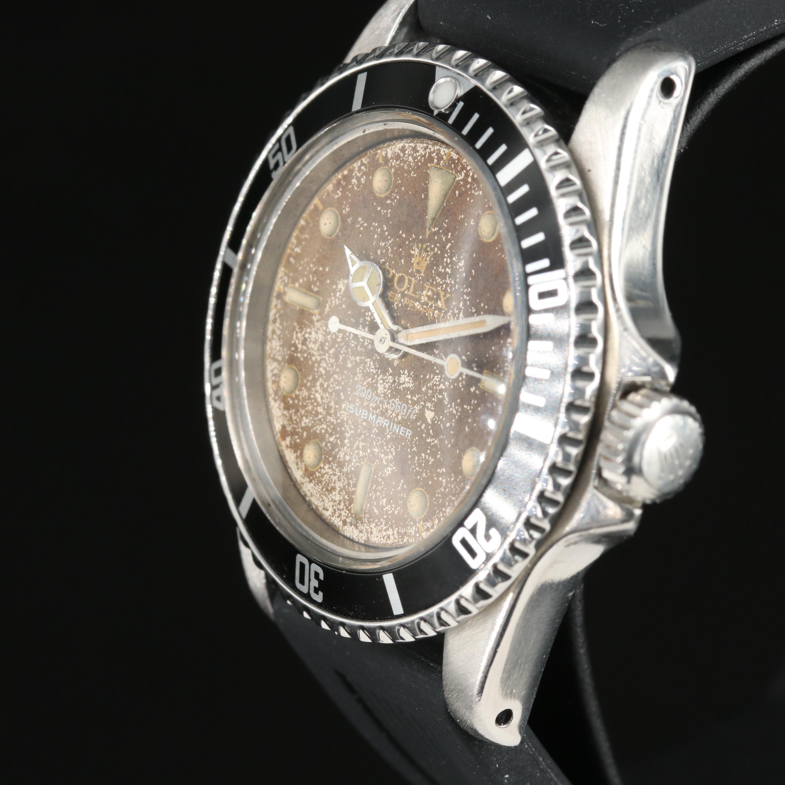 1962 Rolex Submariner Tropical Dial 40MM Watch