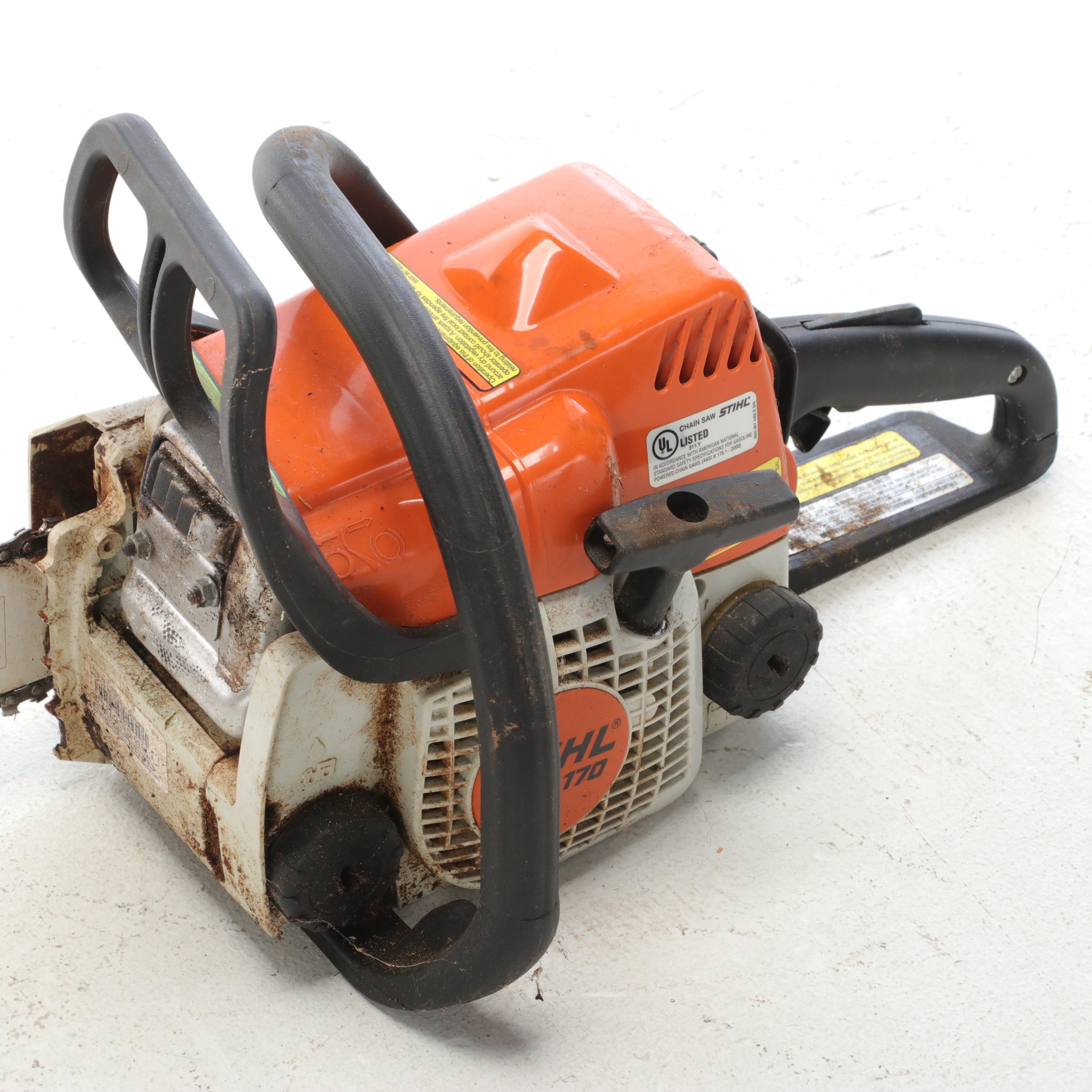 STIHL Rollomatic Mini Gas-Powered MS 170 Chain Saw