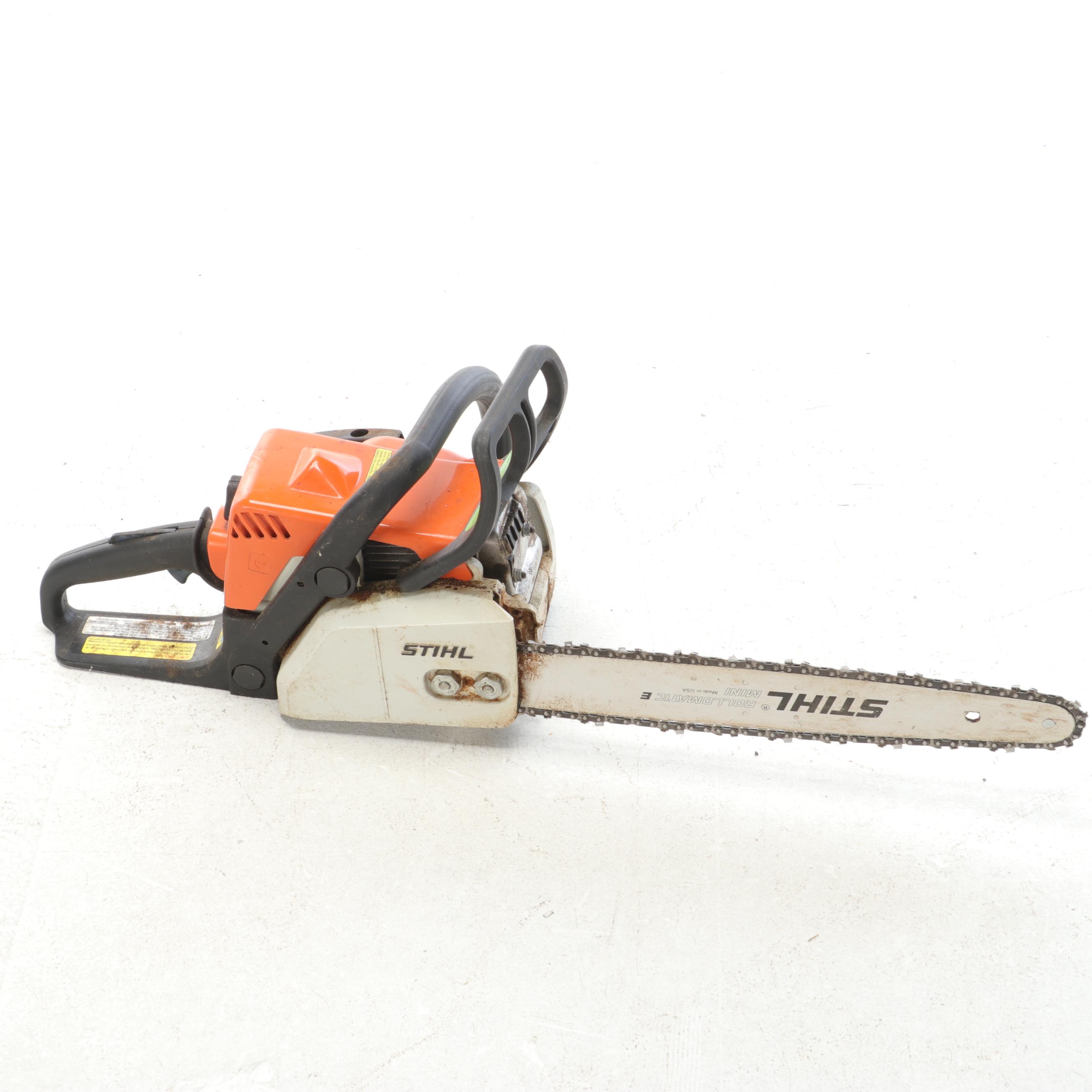 STIHL Rollomatic Mini Gas-Powered MS 170 Chain Saw