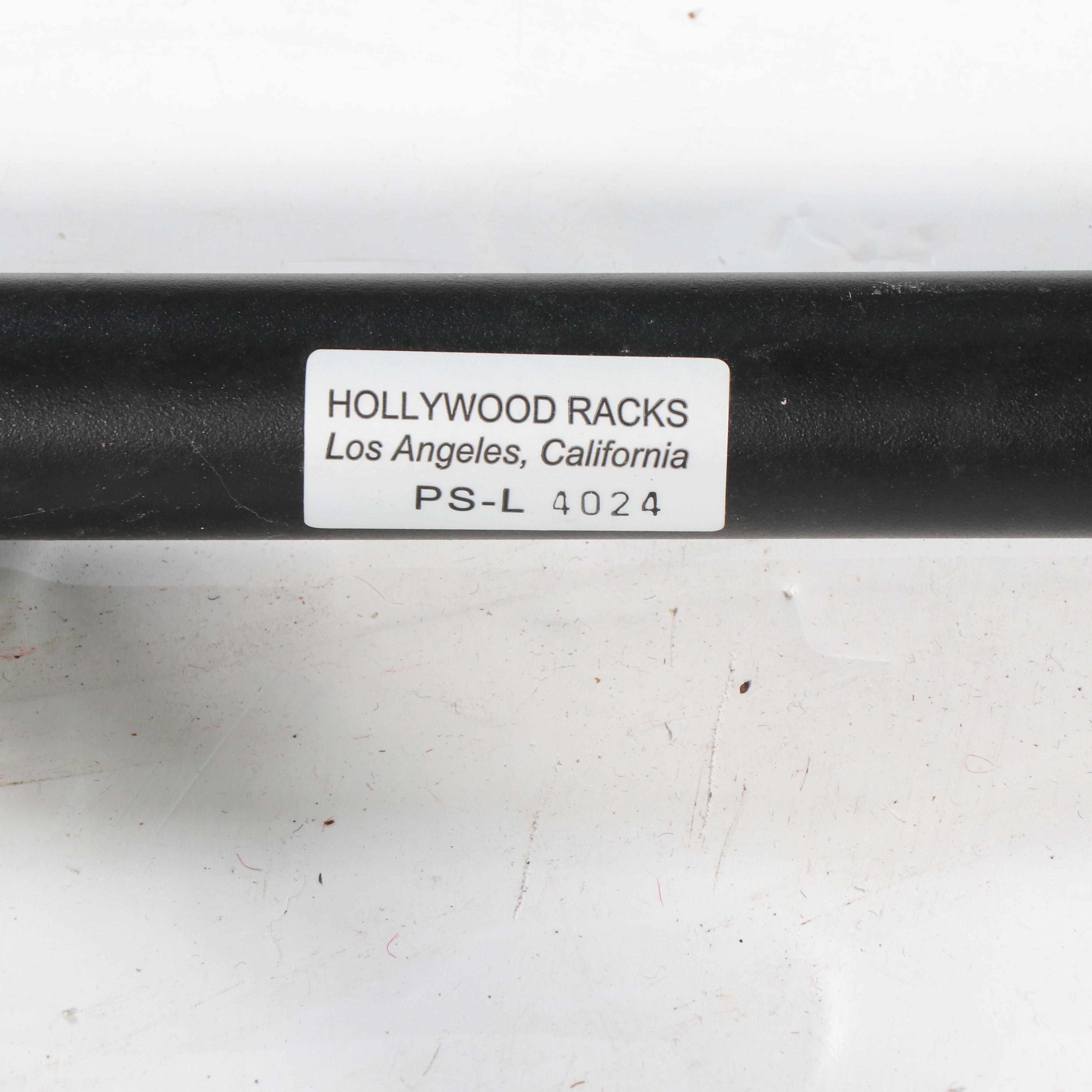 Hollywood Black Enameled Aluminum Six-Stall Bicycle Rack