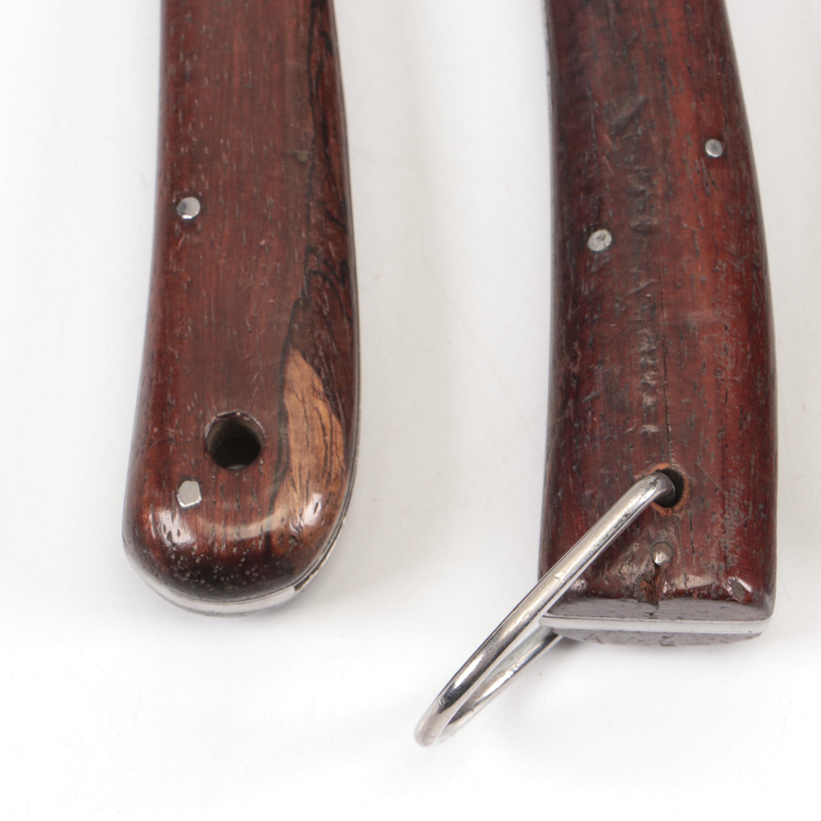 Schrade, Robeson Shuredge and Other Folding Hawkbill Knives, Vintage