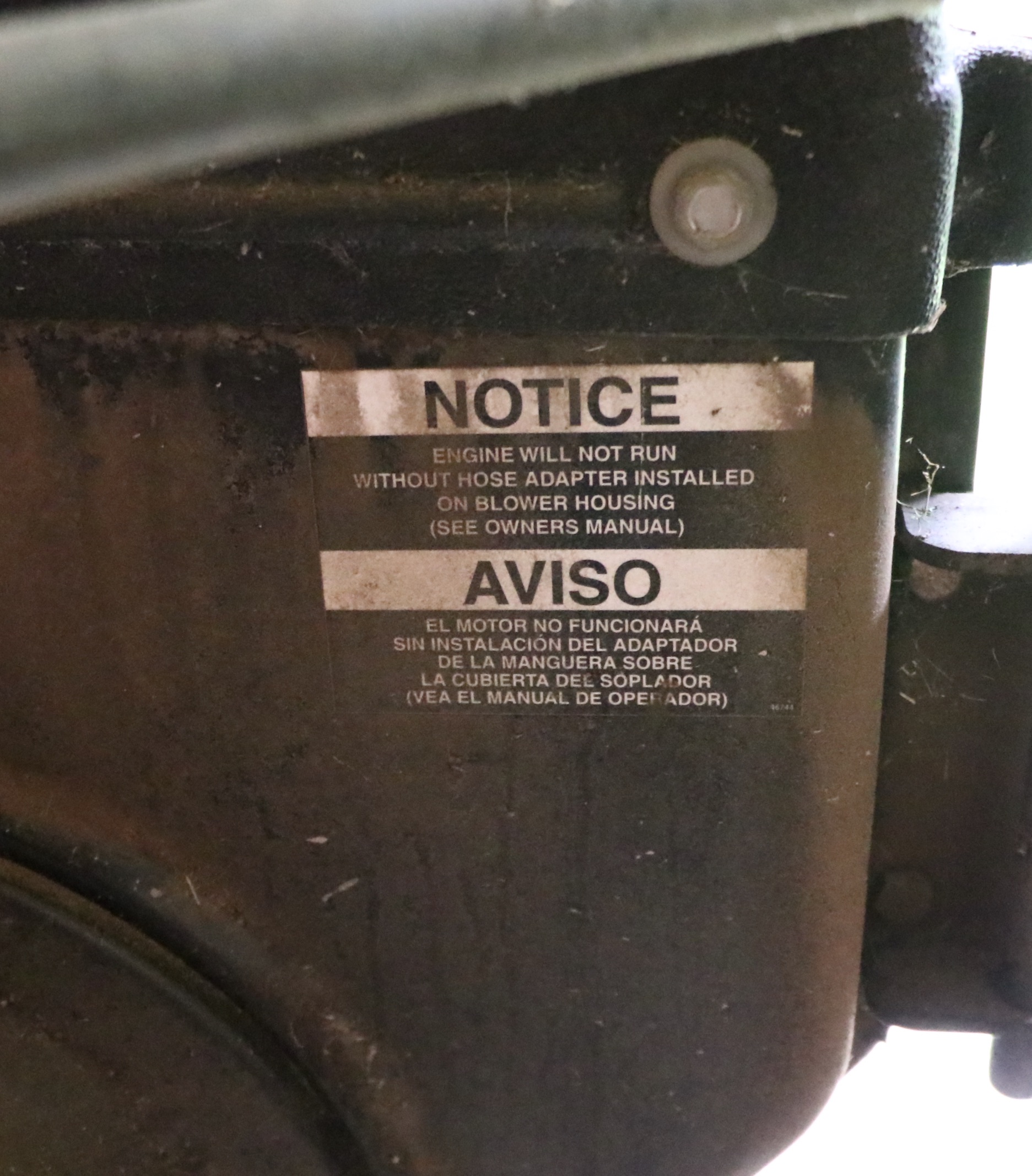 AgriFab Hard Top Mow-N-Vac Lawn Vacuum