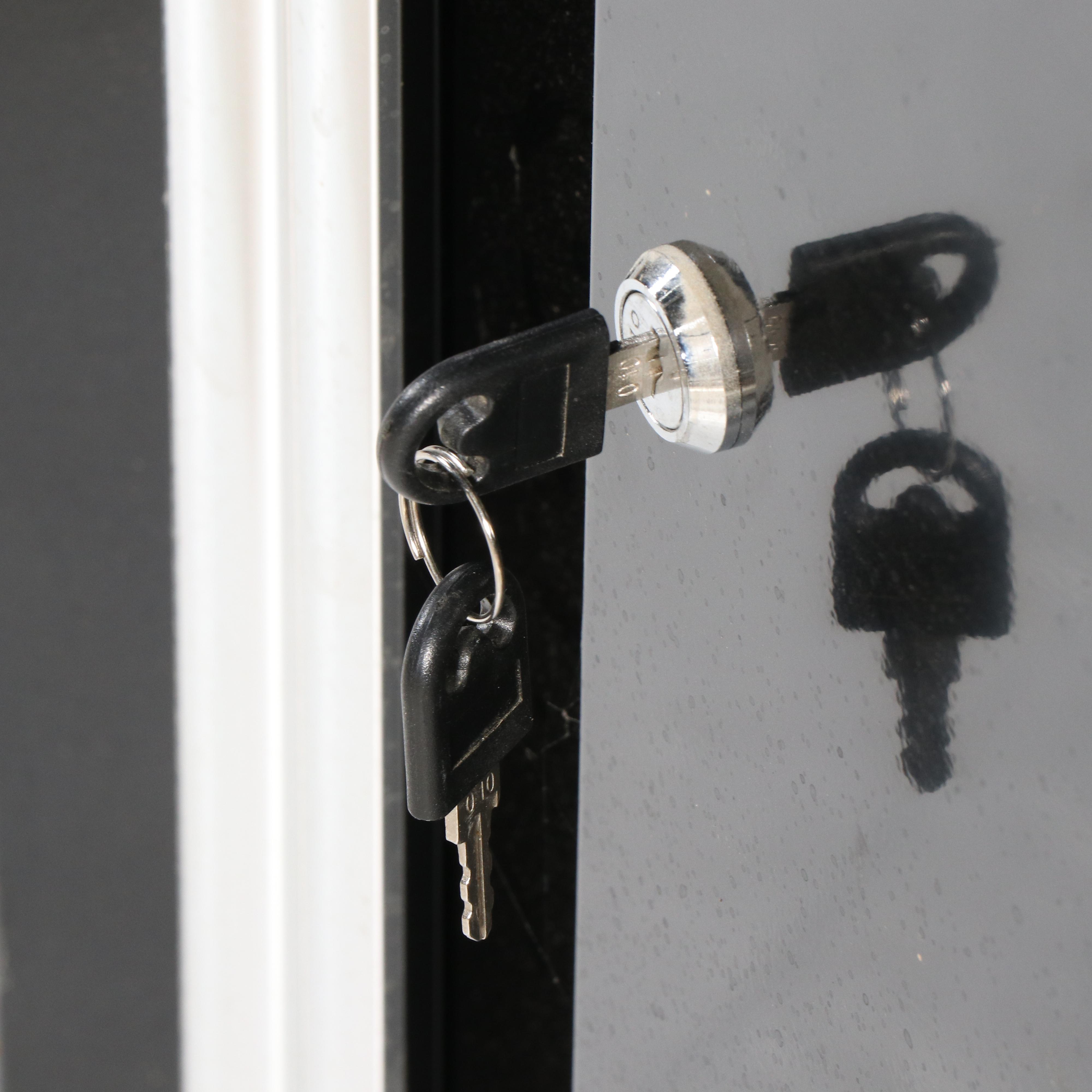 Husky Wood Top Metal Tool Storage Cabinet