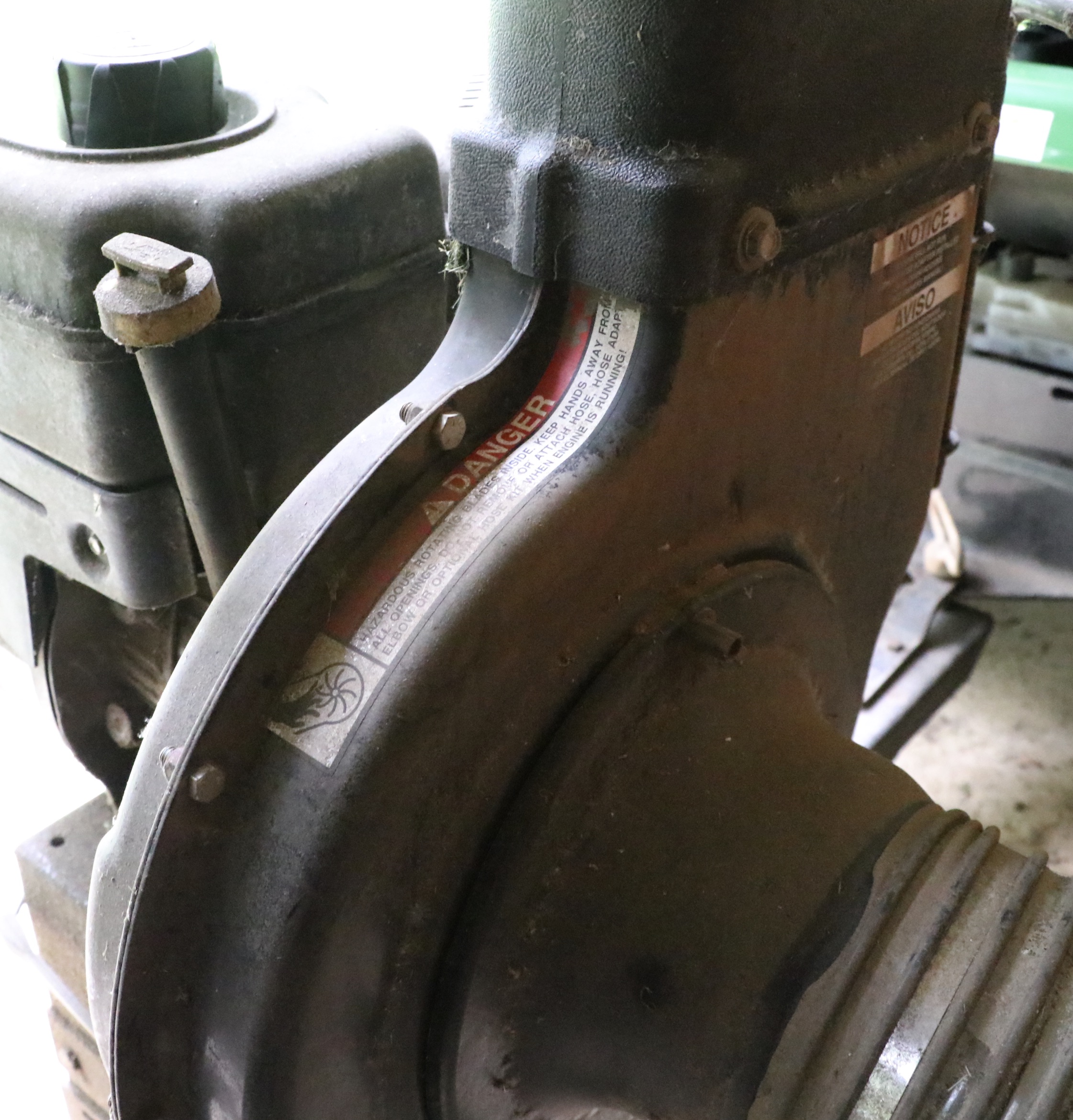 AgriFab Hard Top Mow-N-Vac Lawn Vacuum