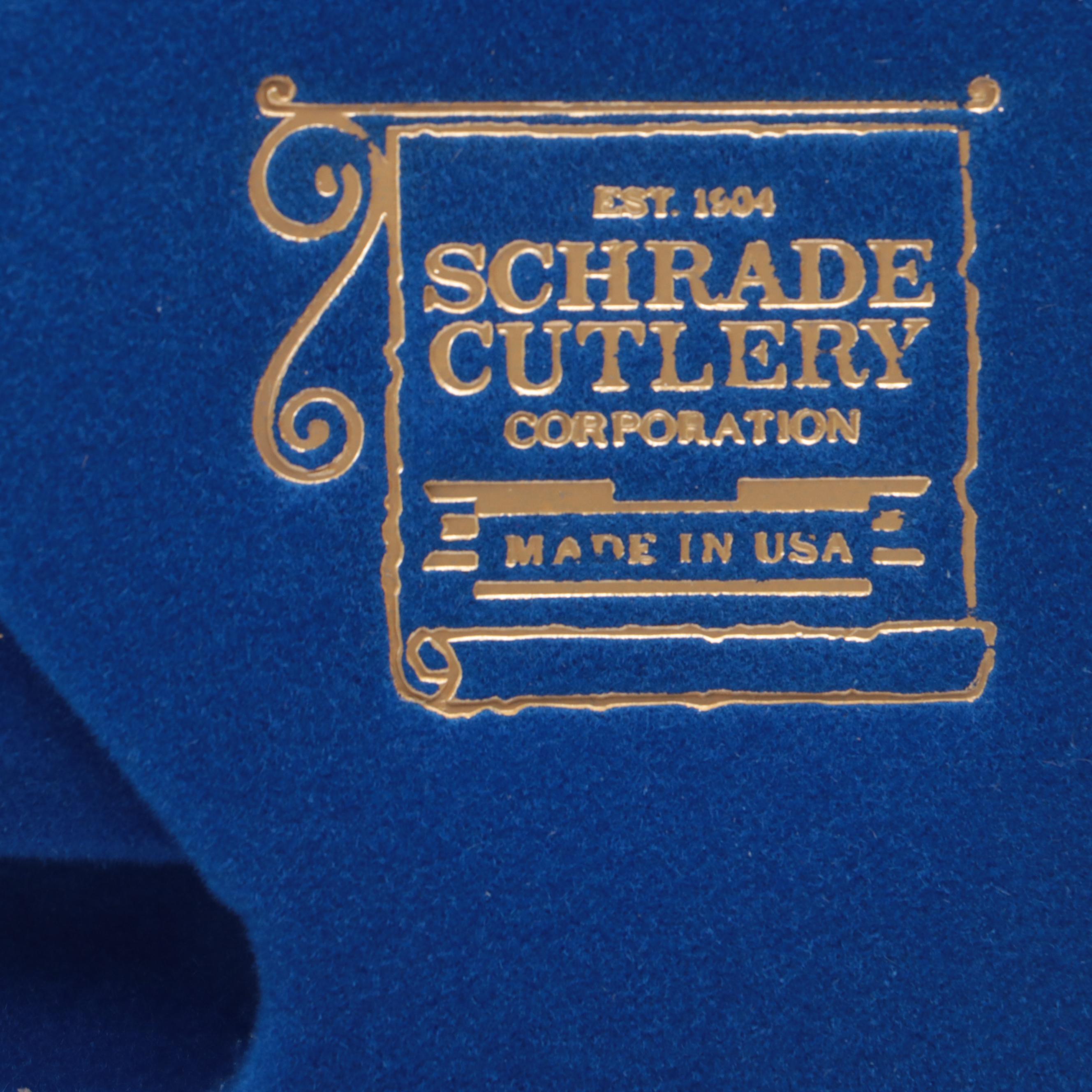 Schrade Cutlery Classics Display Case with Schrade Folding Pocketknives