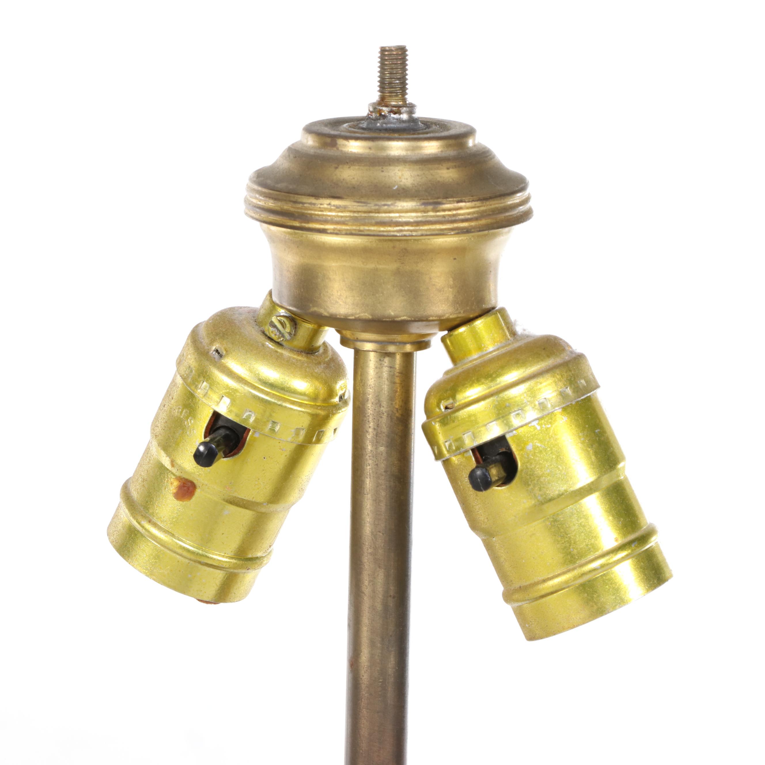 Two Tray Table Floor Lamps, Incl. Cherrywood and Maple Examples