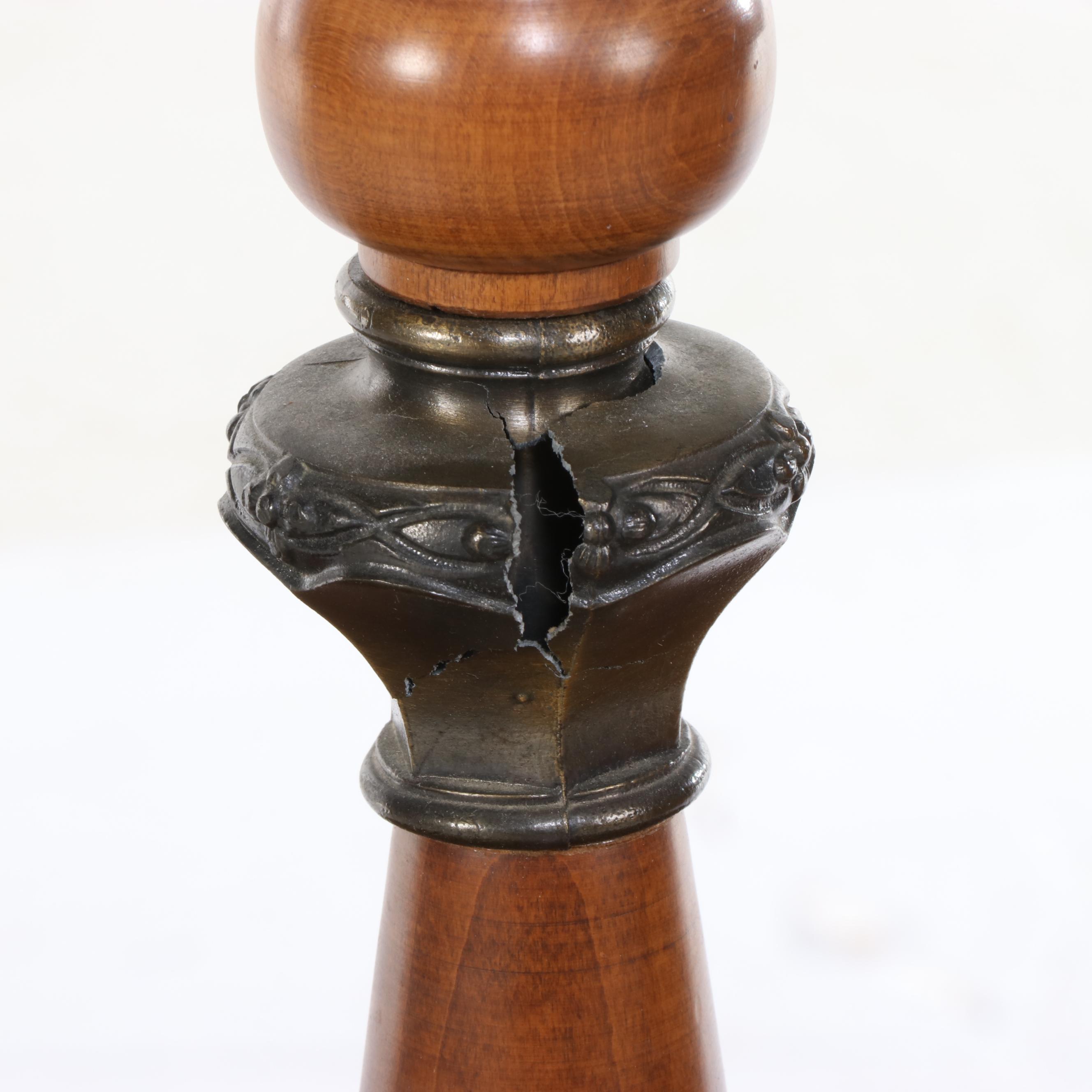 Two Tray Table Floor Lamps, Incl. Cherrywood and Maple Examples