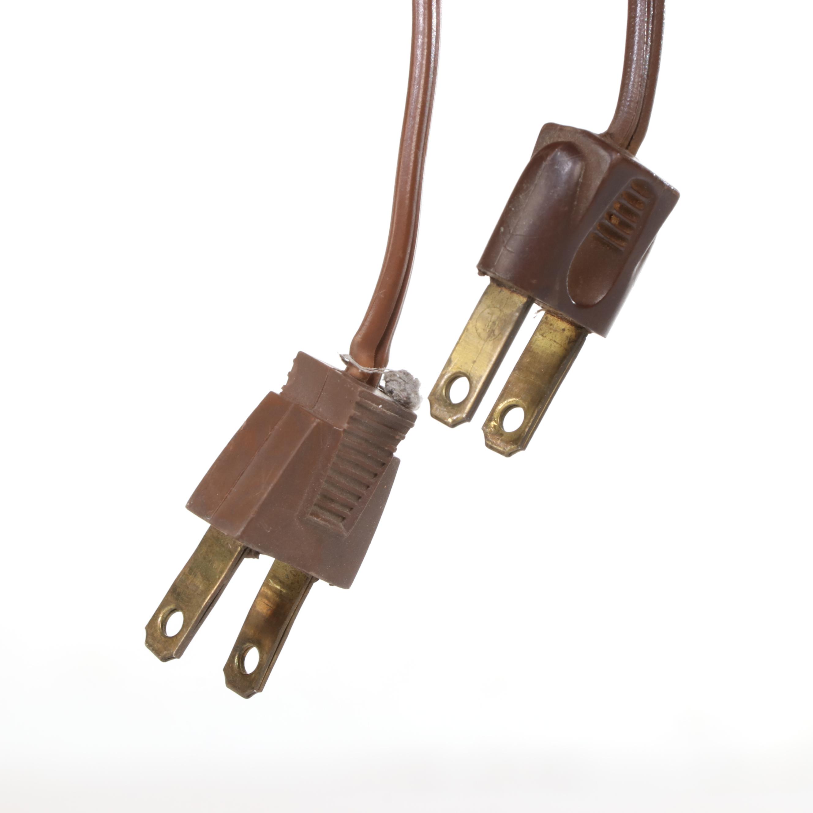 Two Tray Table Floor Lamps, Incl. Cherrywood and Maple Examples