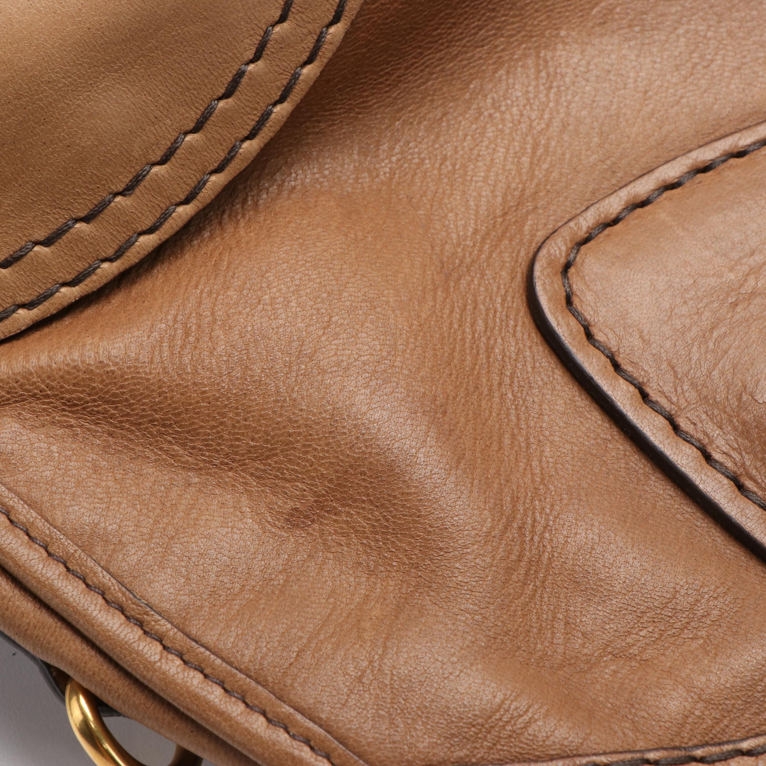 Prada Bauletto Bowler Bag in Nocciolo Cervo Leather