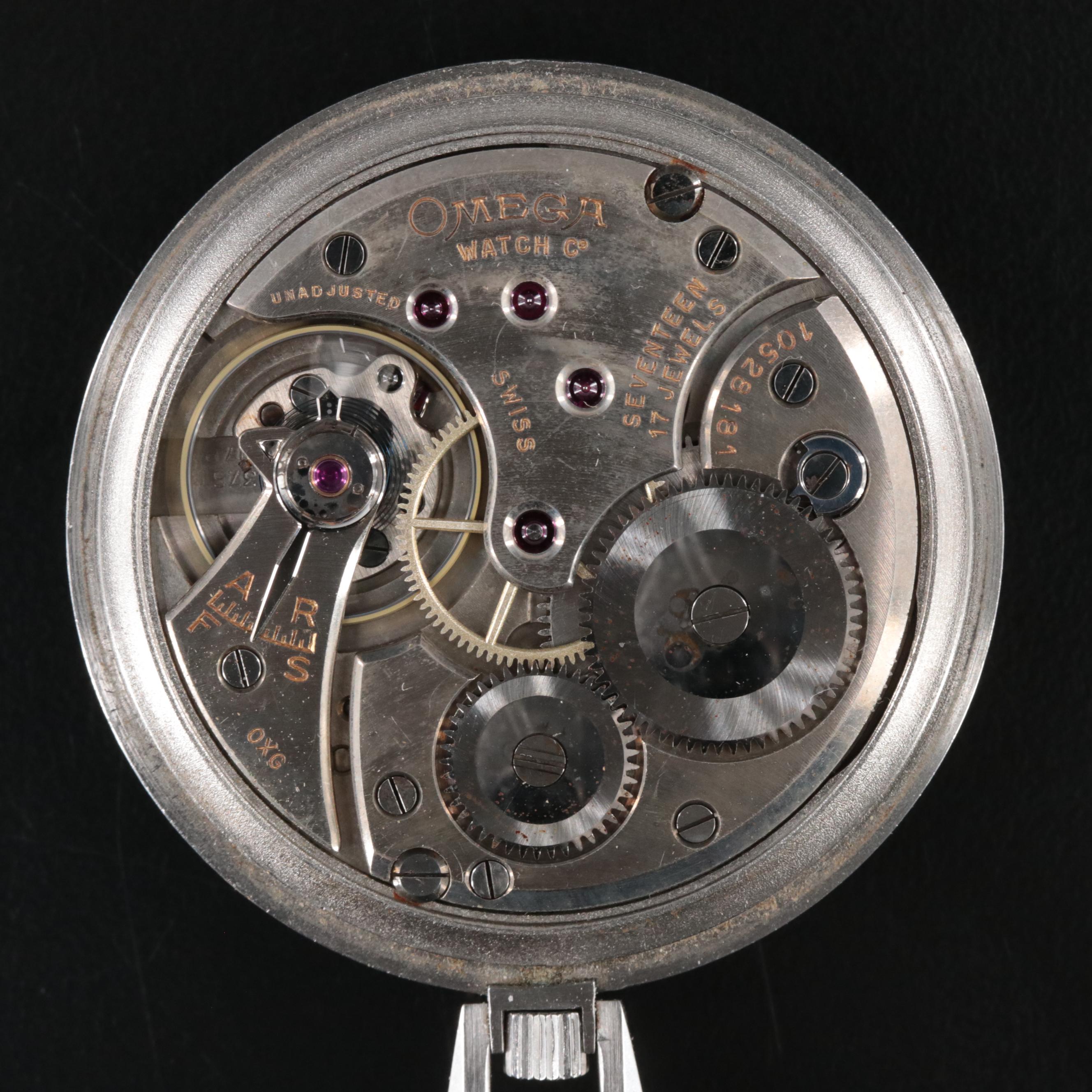 Vintage 1940s Omega Pocket Watch