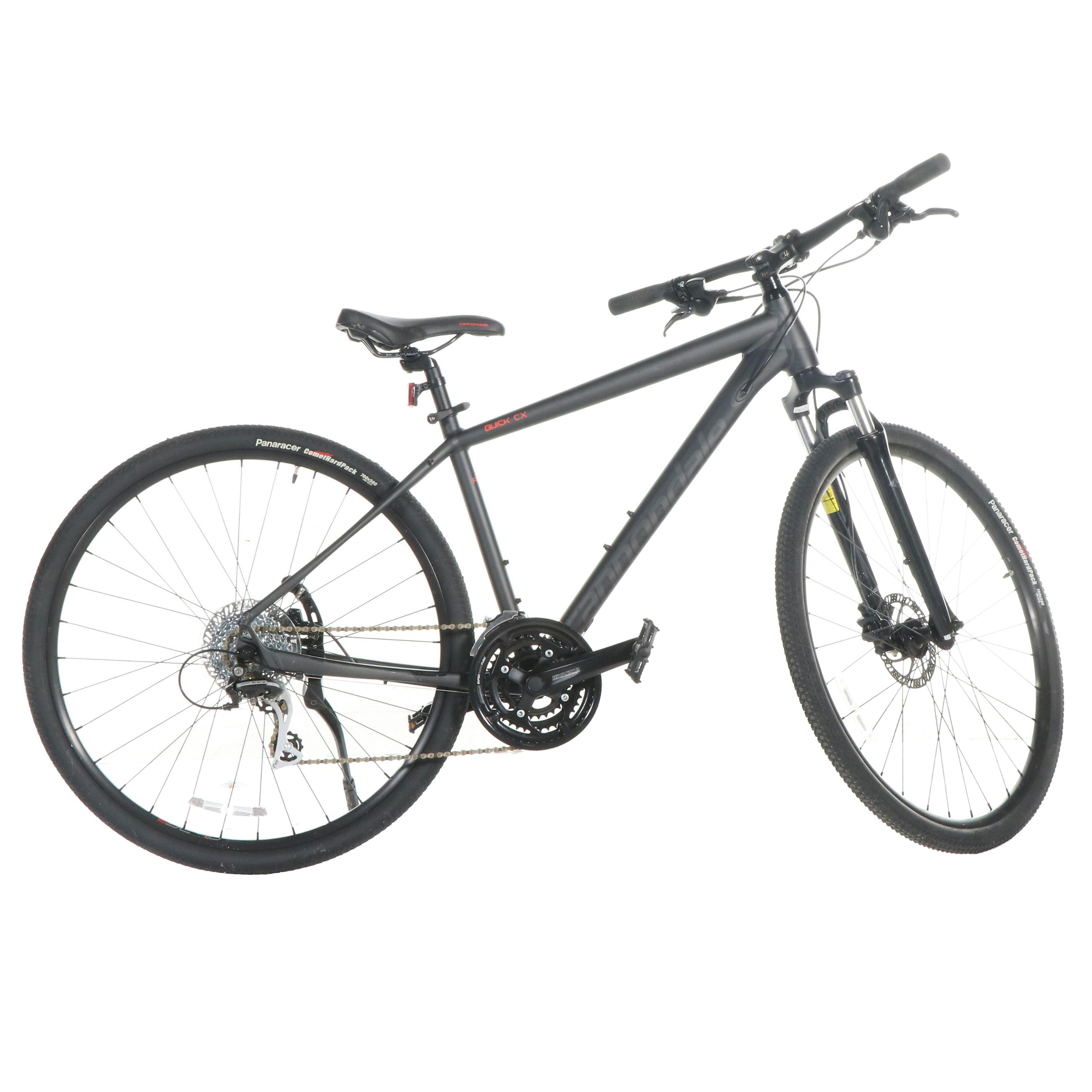 Cannondale Quick CX 4 Hybrid Medium Bicycle in Matte Black, Contemporary