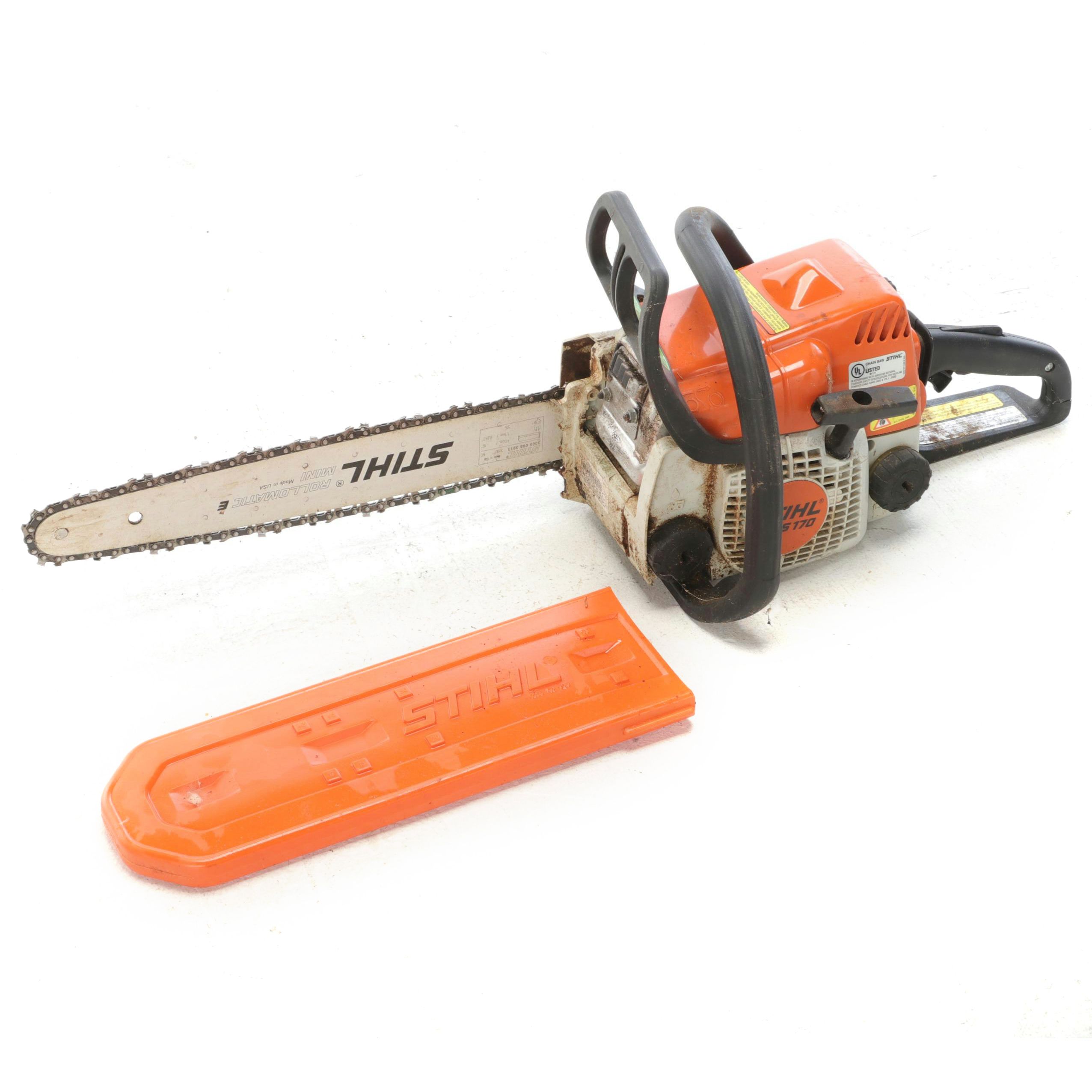 STIHL Rollomatic Mini Gas-Powered MS 170 Chain Saw