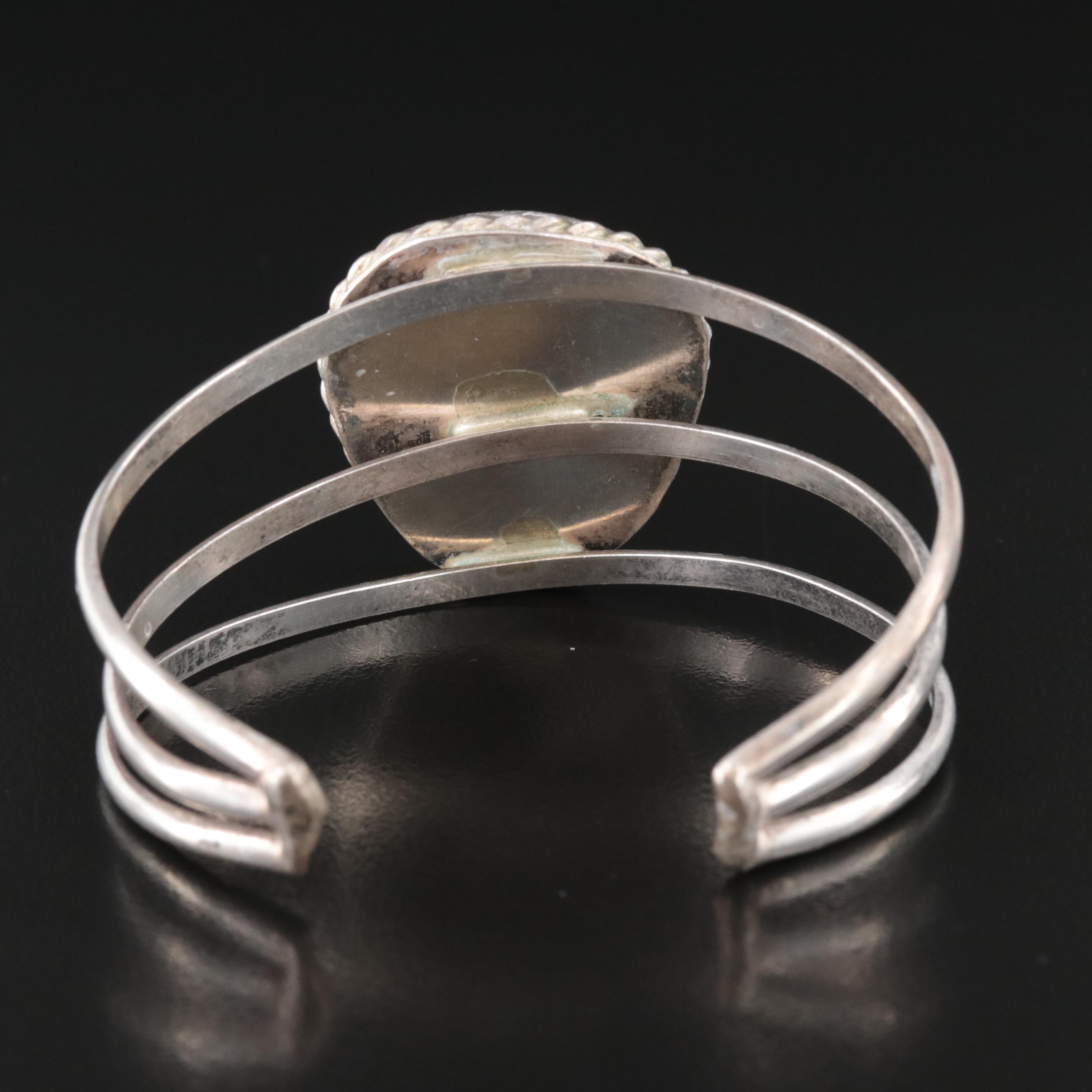 Sterling Turquoise Cuff Bracelet