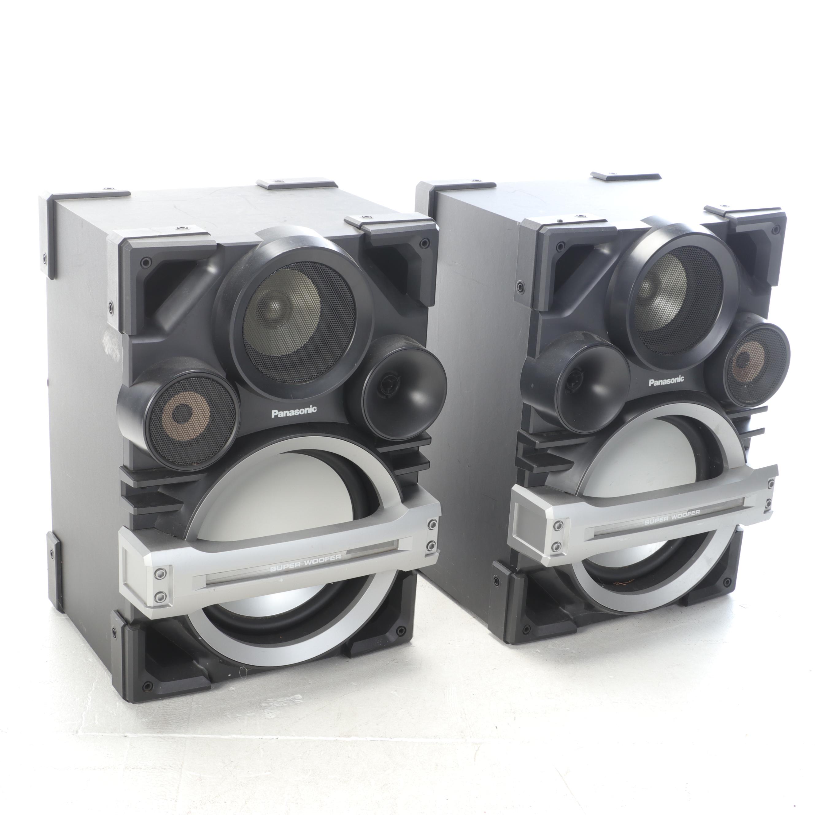 Panasonic SA-MAX650 CD Stereo System and SB-MAX650 Subwoofers