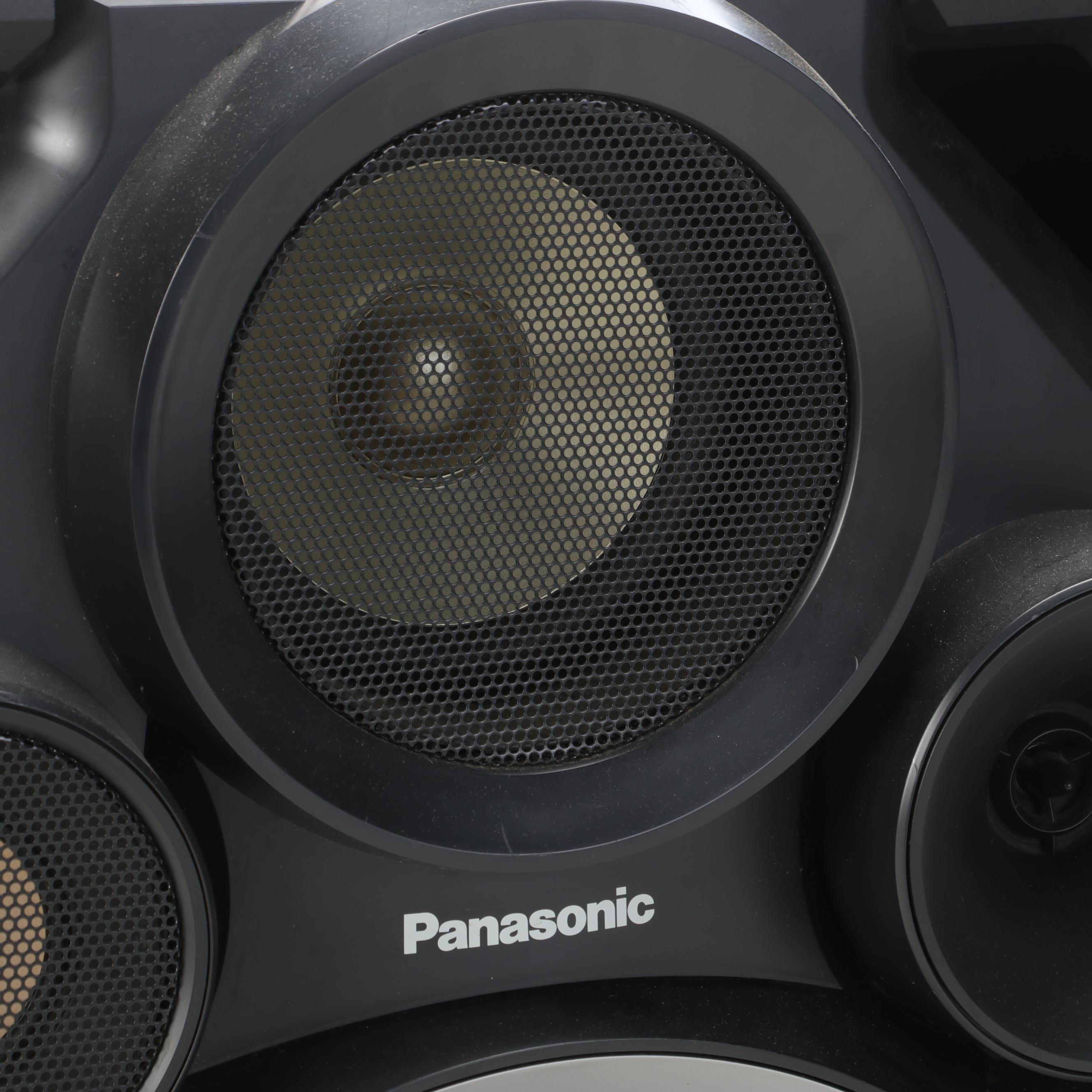 Panasonic SA-MAX650 CD Stereo System and SB-MAX650 Subwoofers