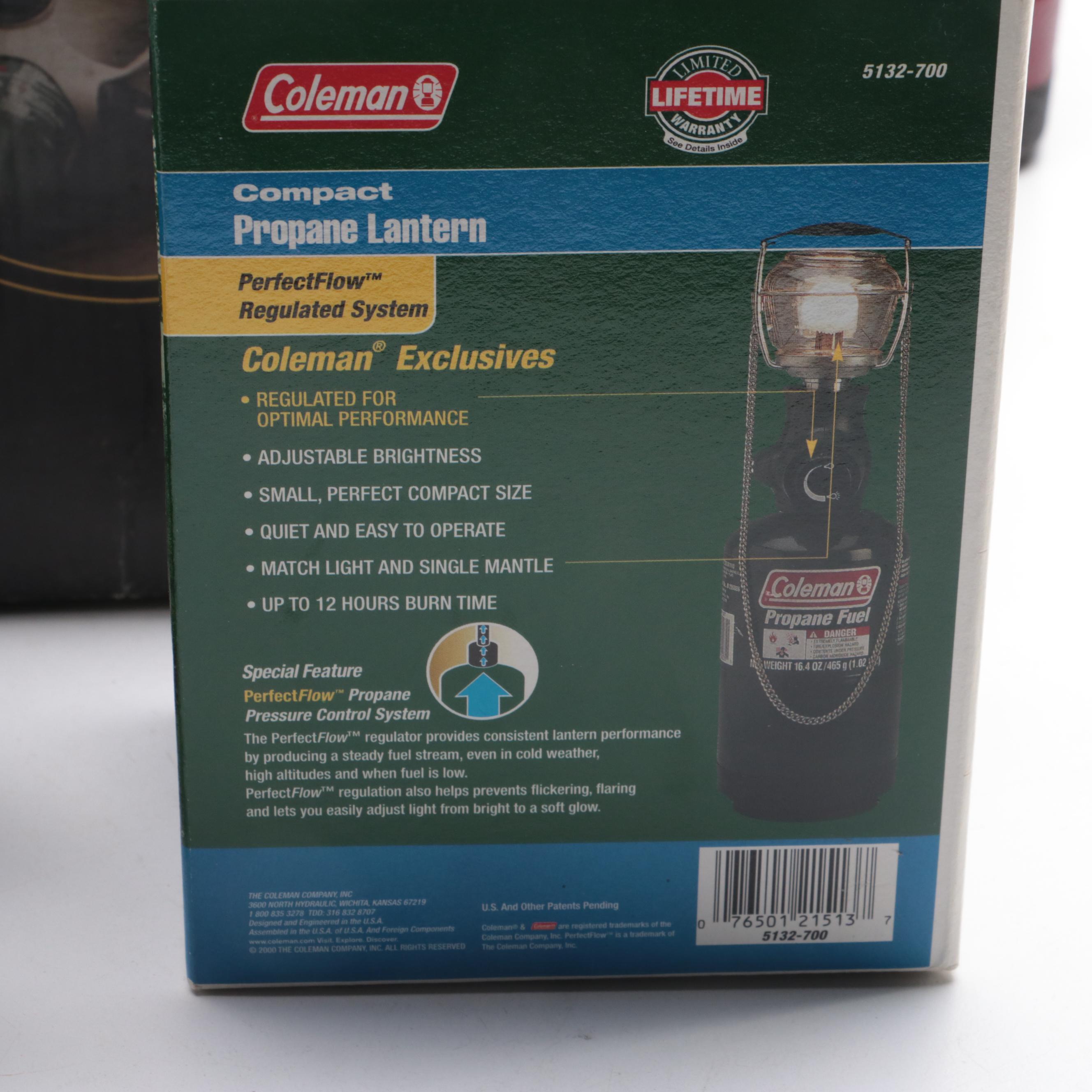 Coleman Propane Catalytic Heater and Lanterns with Other Outdoor Gear