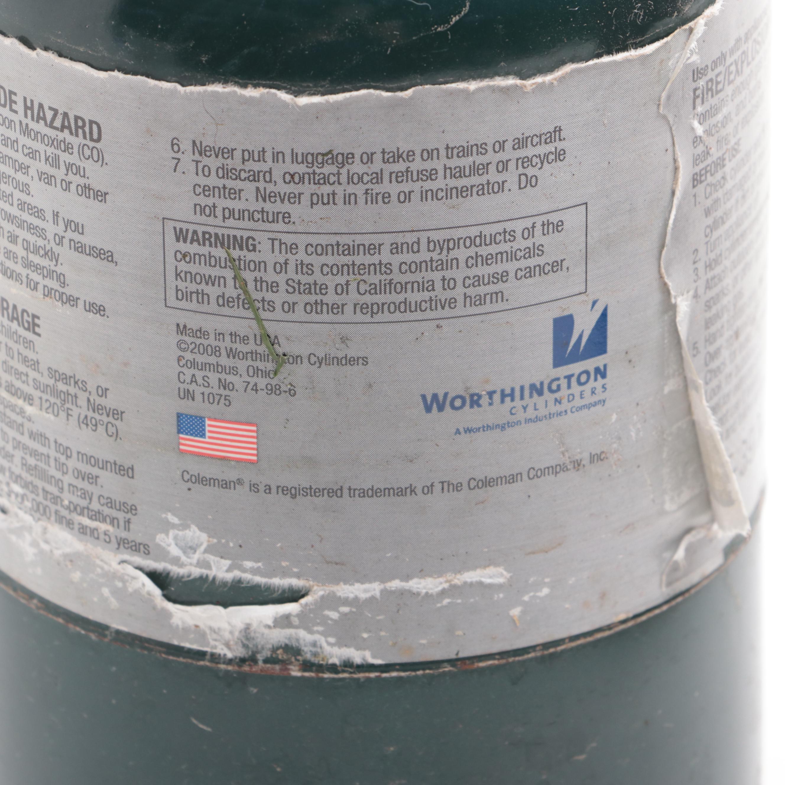 Coleman Propane Catalytic Heater and Lanterns with Other Outdoor Gear