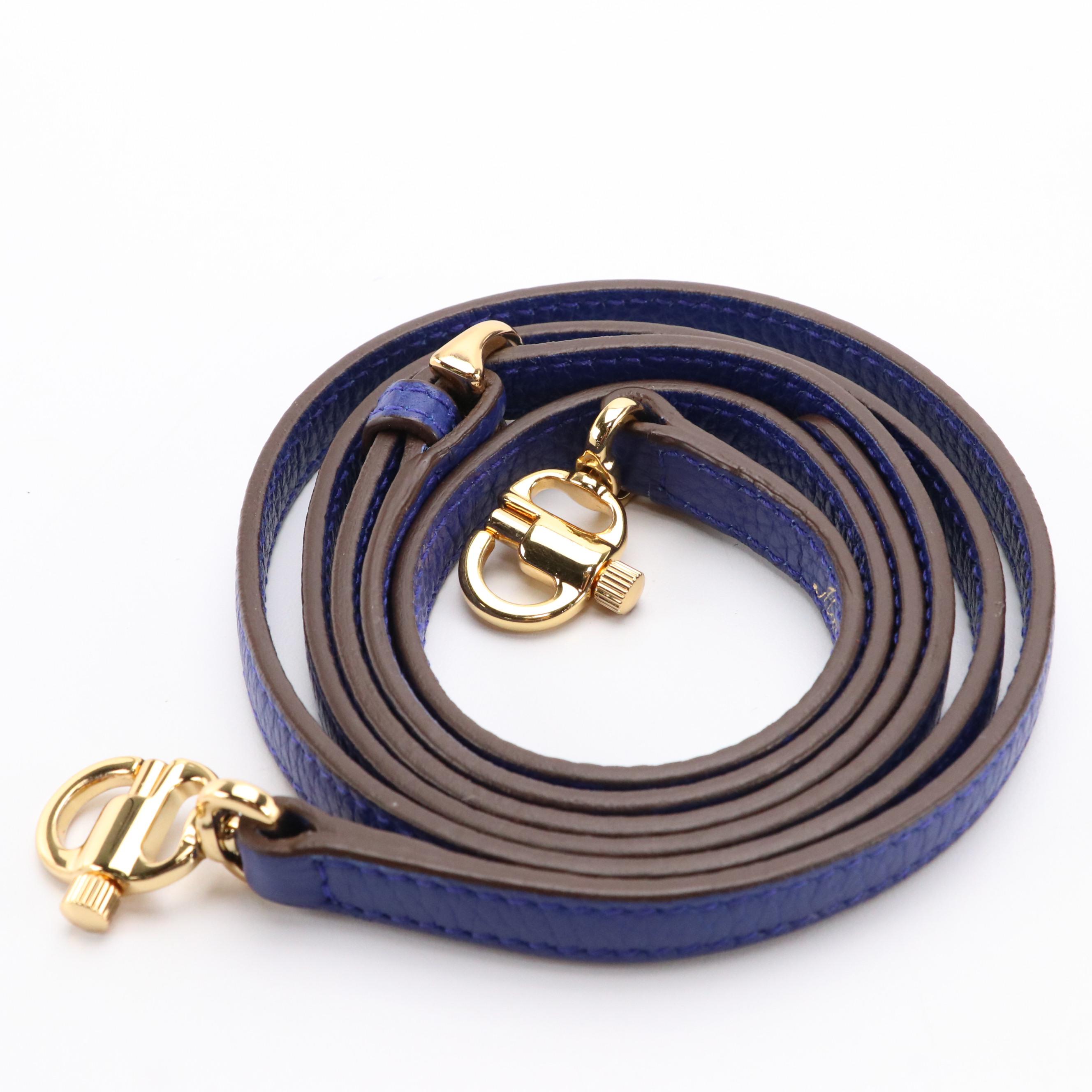 Mark Cross Grain Leather Grace Box Purse with Leather and Chain Crossbody Straps