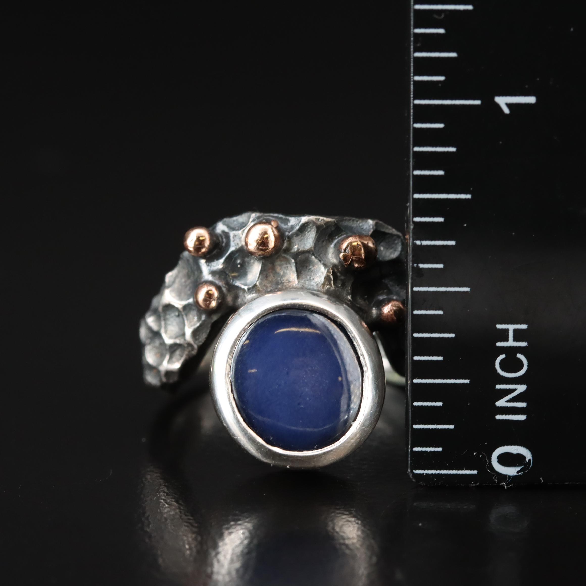 Sterling Star Sapphire Ring