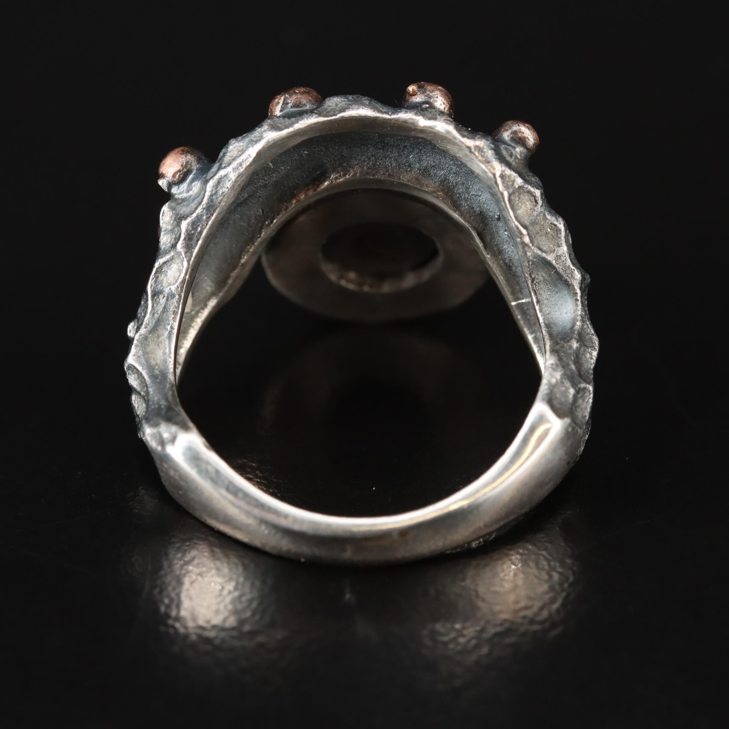 Sterling Star Sapphire Ring