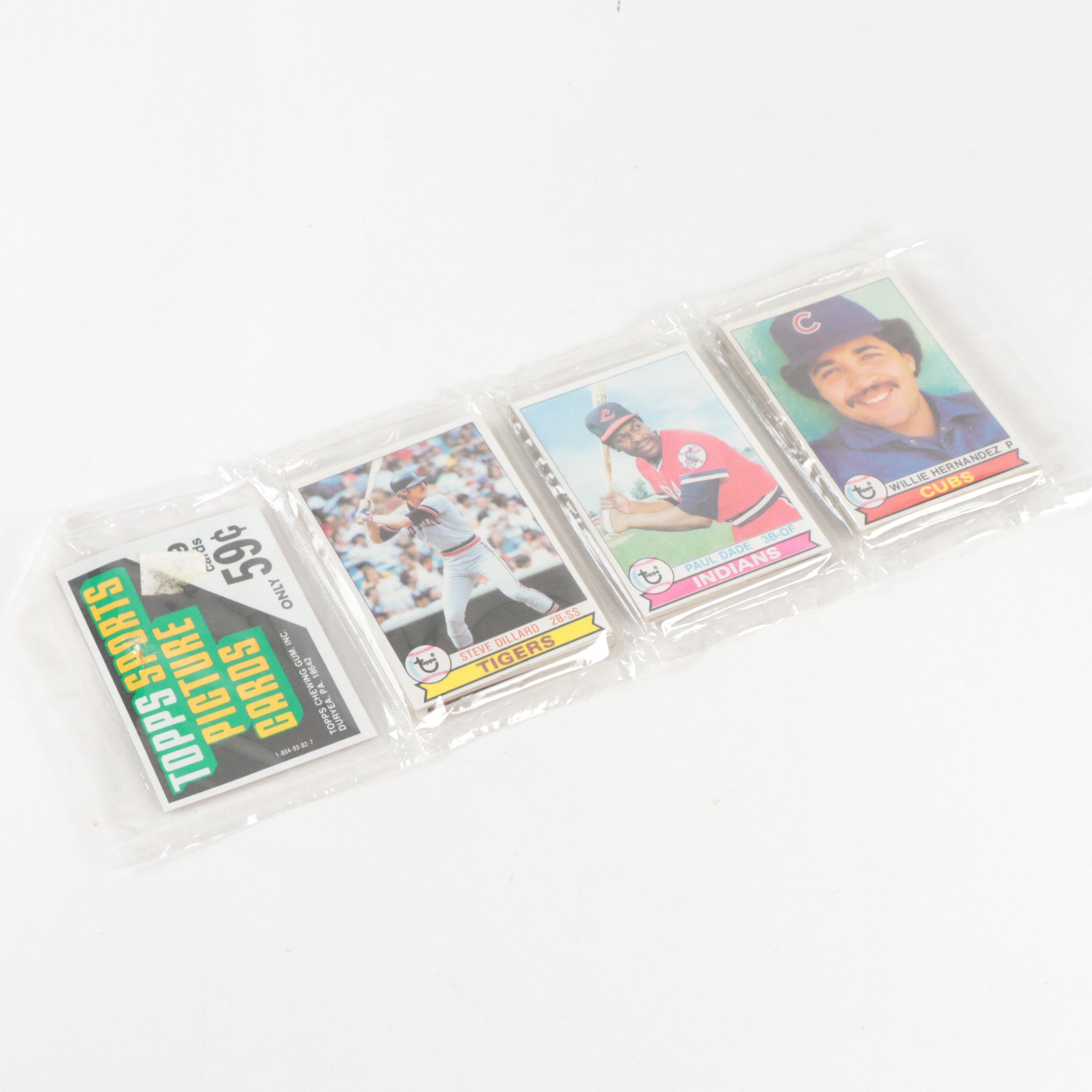 1979 Topps Baseball Sealed Rack Pack Featuring Willie Hernandez and More