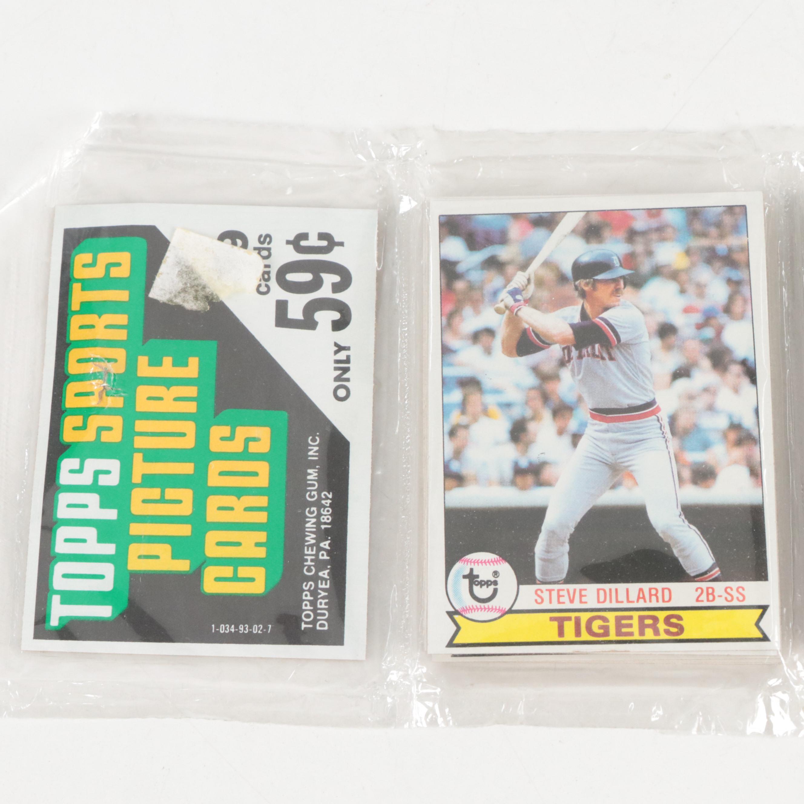 1979 Topps Baseball Sealed Rack Pack Featuring Willie Hernandez and More