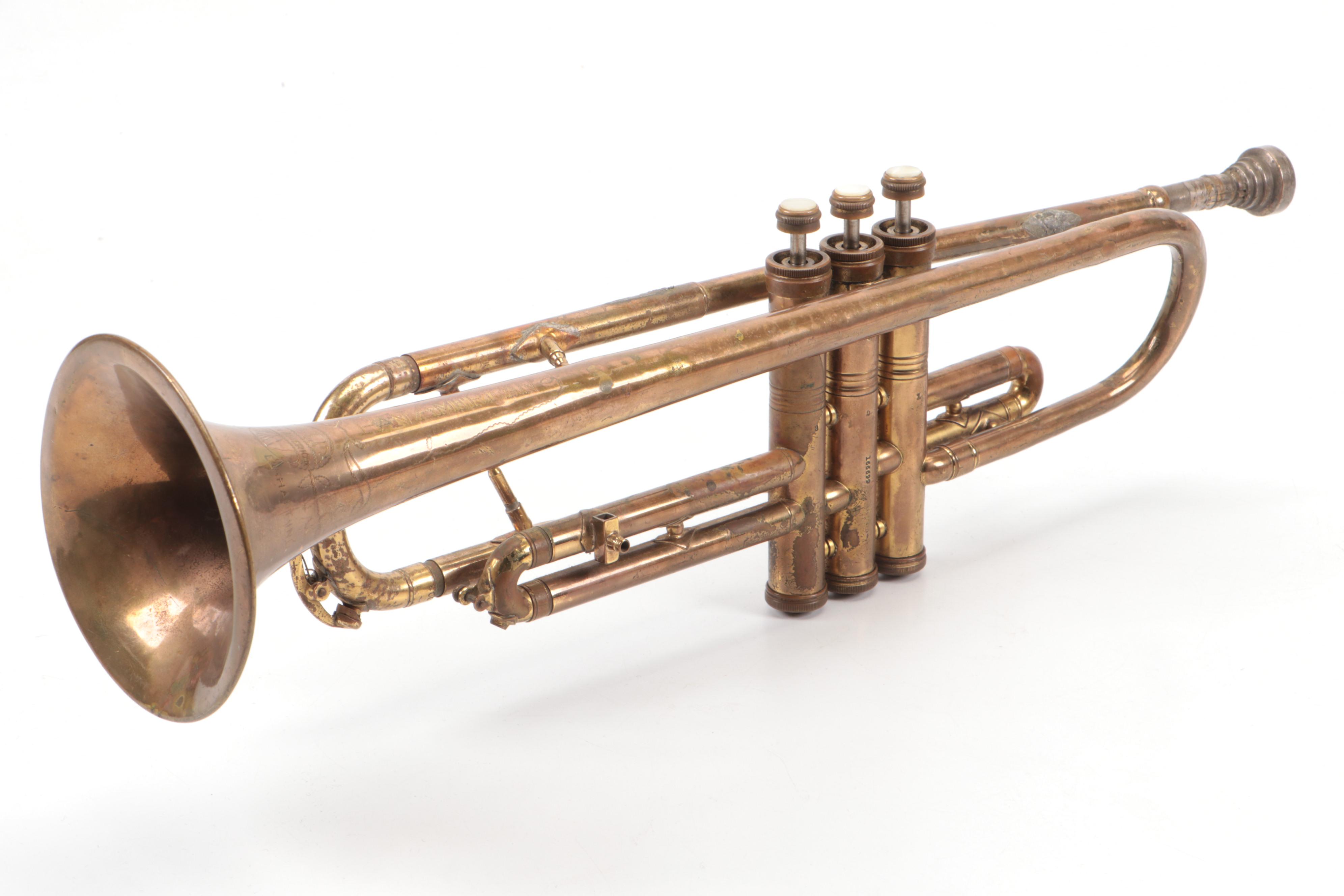 Conn Pan-American 58B Trumpet and Mouthpieces, c. 1948