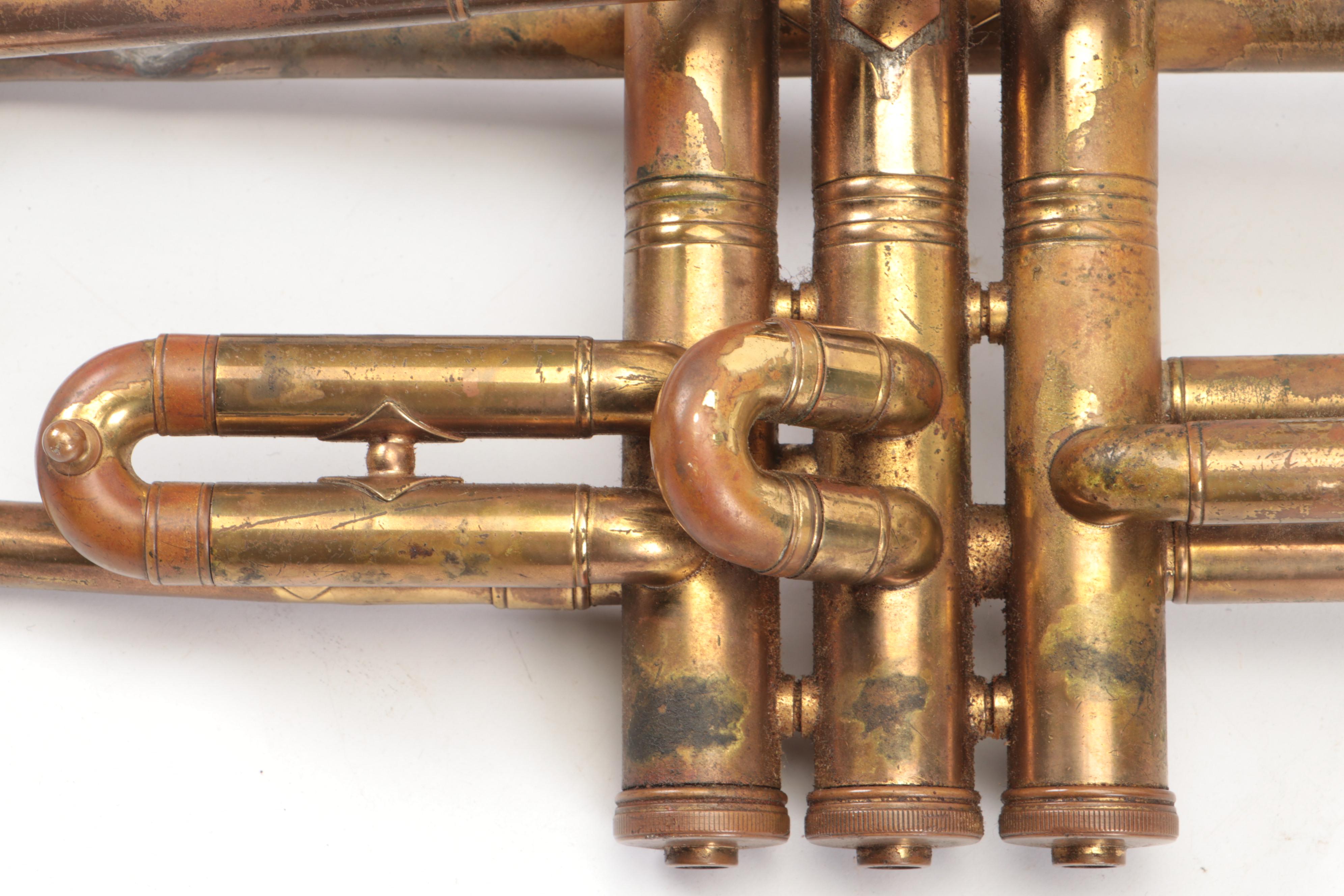 Conn Pan-American 58B Trumpet and Mouthpieces, c. 1948