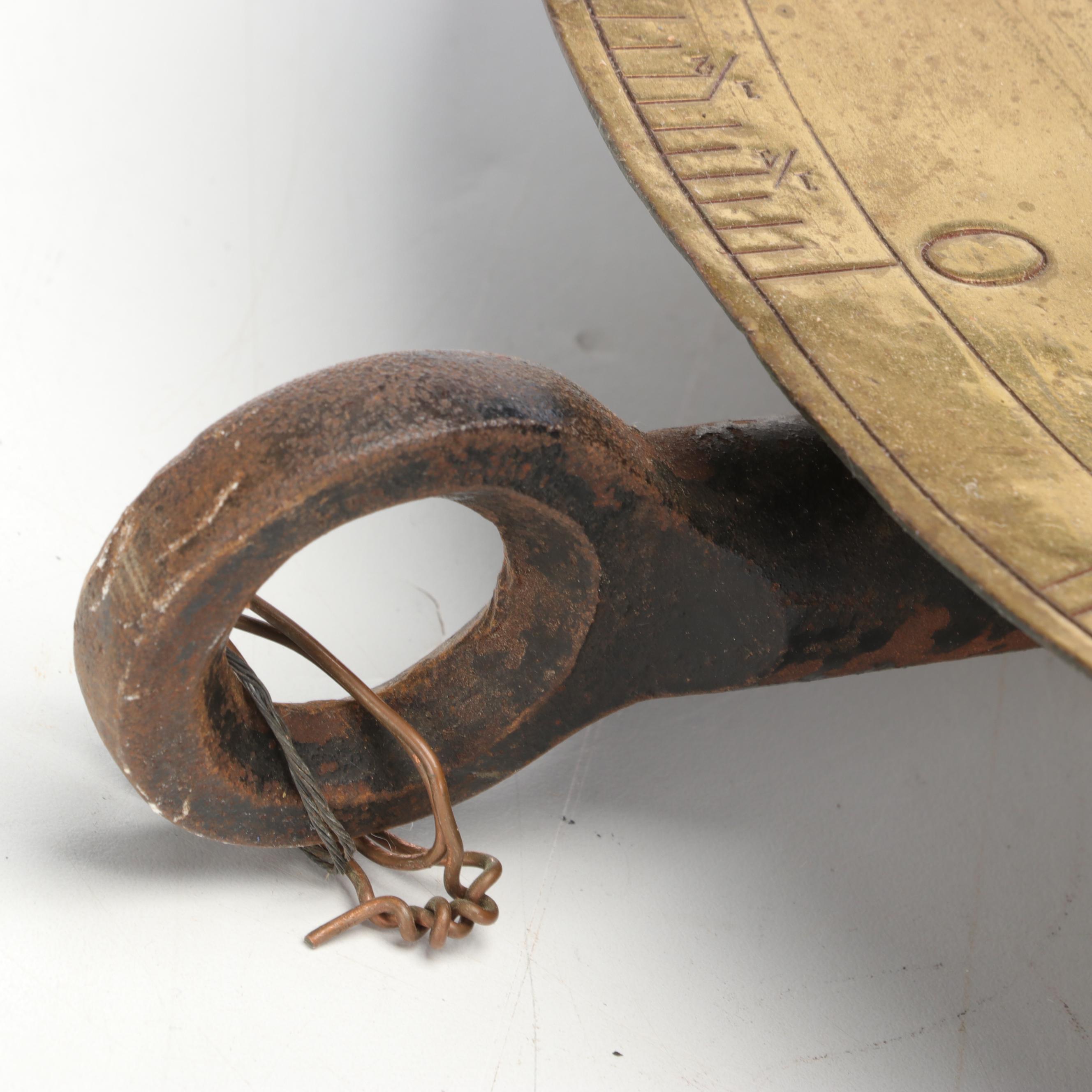 English Salter No. 85 Brass Spring Balance Scale