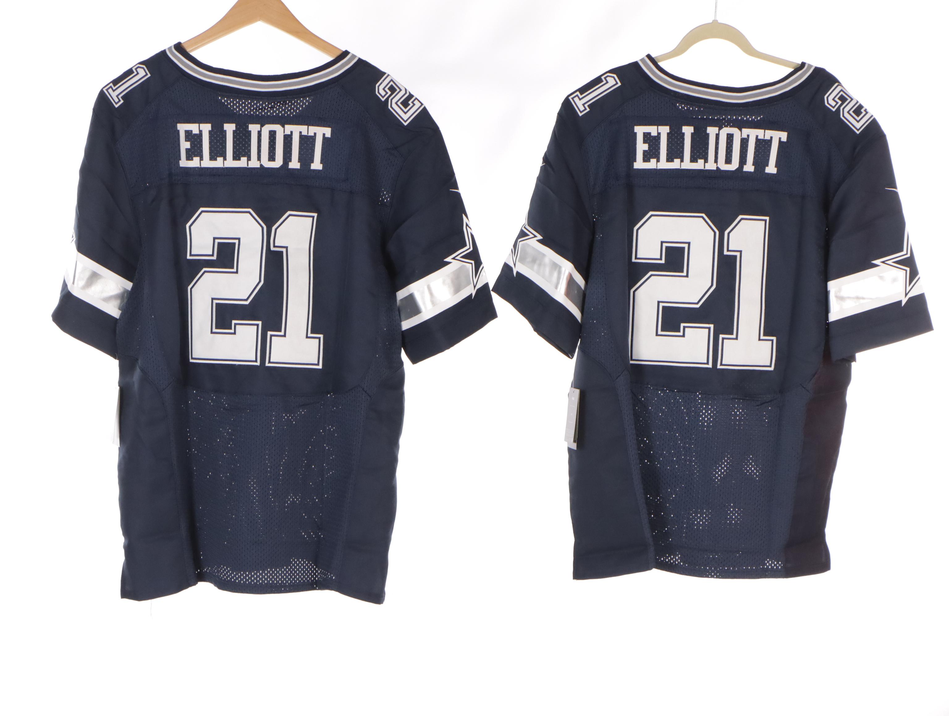 Tom Brady, Ezekiel Elliott, Junior Seau, and More NFL Football Jerseys