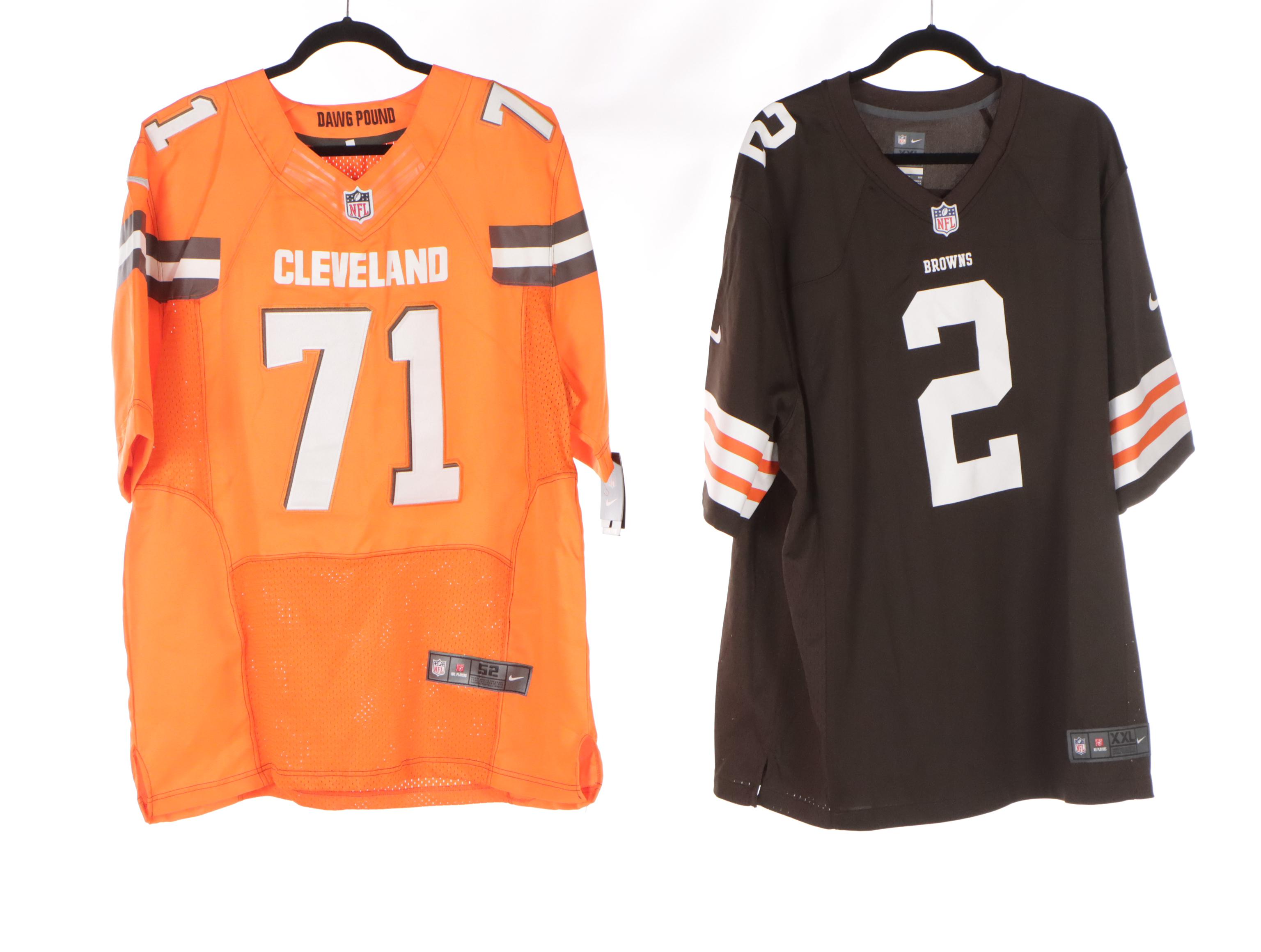 Tom Brady, Ezekiel Elliott, Junior Seau, and More NFL Football Jerseys