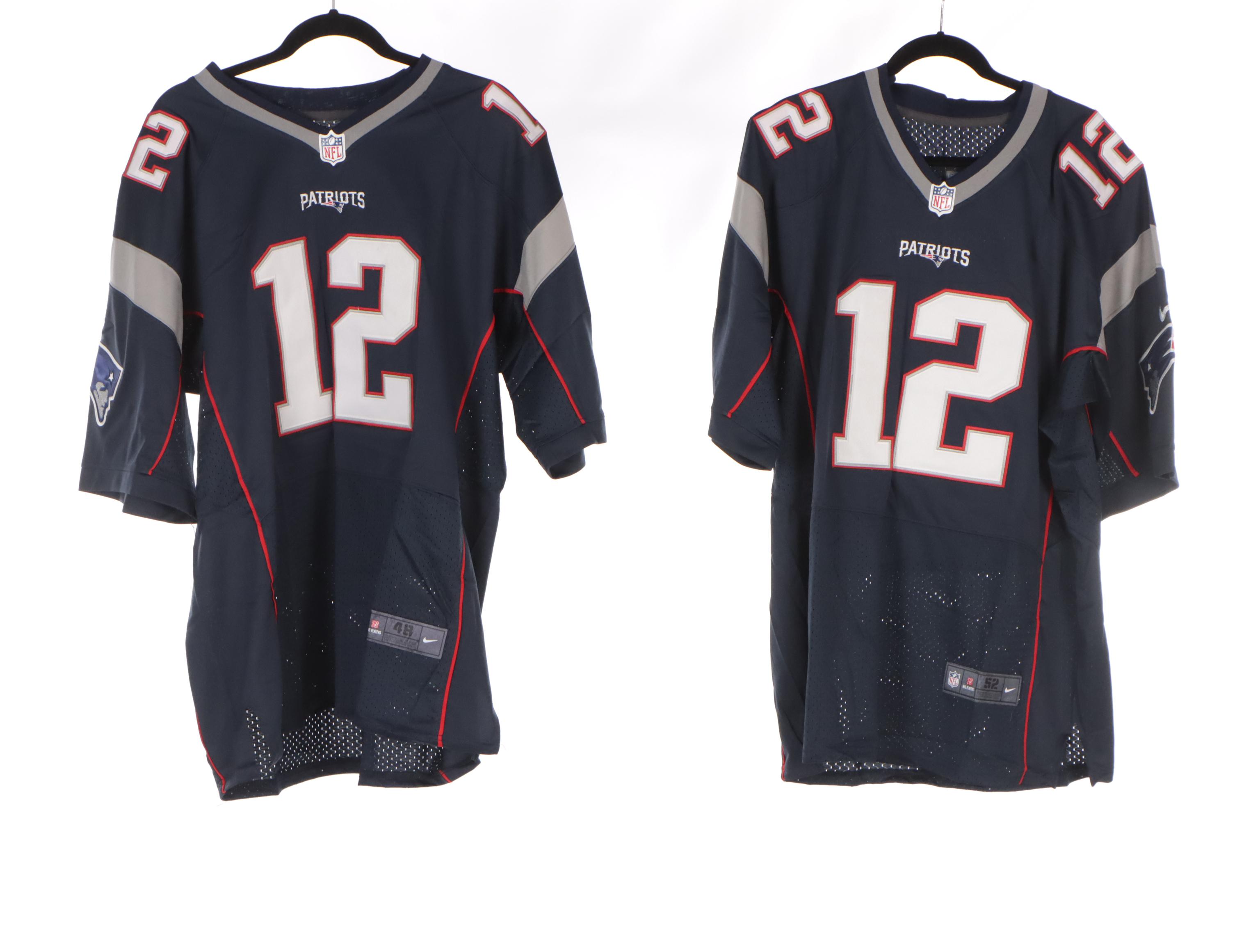 Tom Brady, Ezekiel Elliott, Junior Seau, and More NFL Football Jerseys