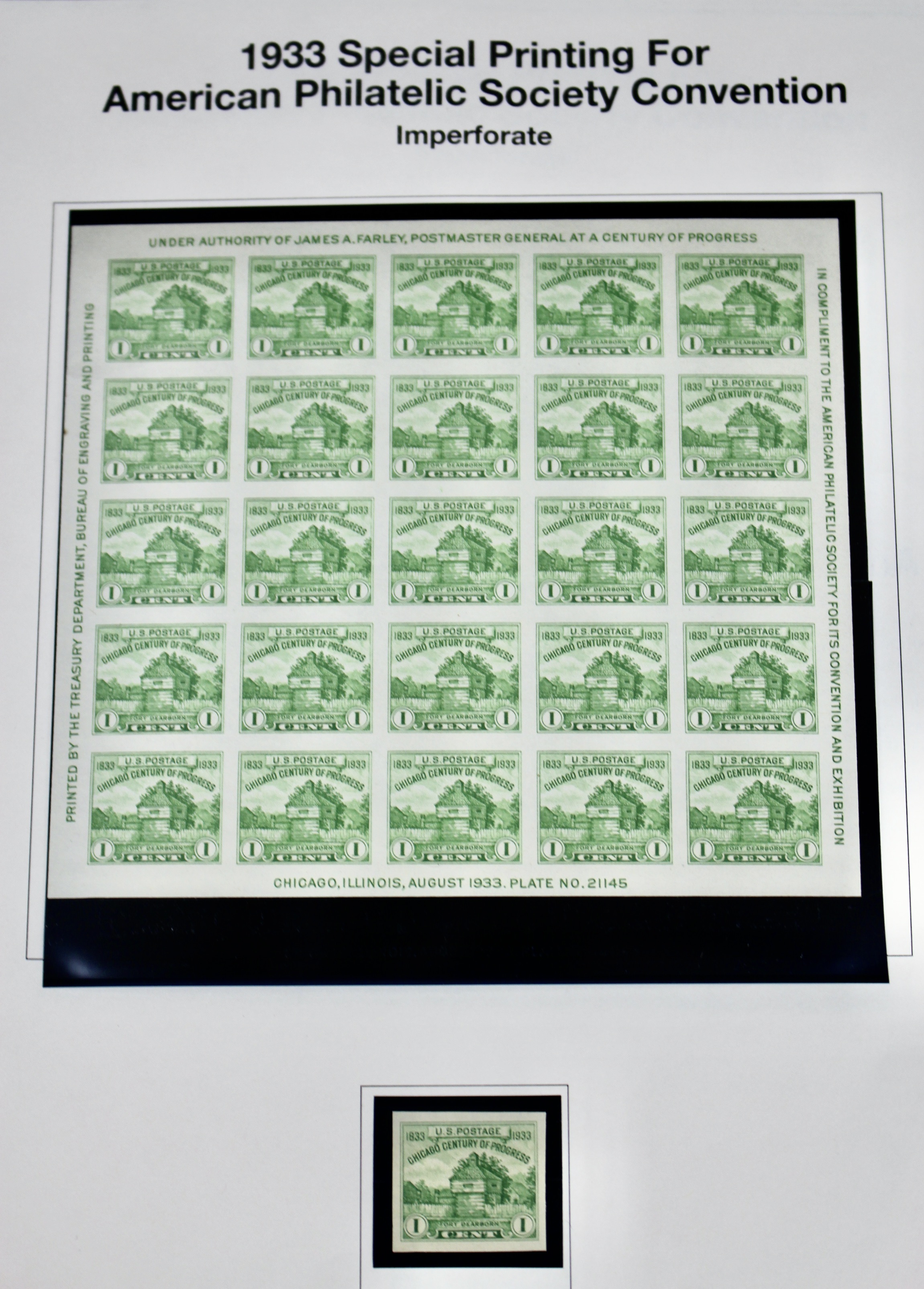 Farley Postage Stamp Collection