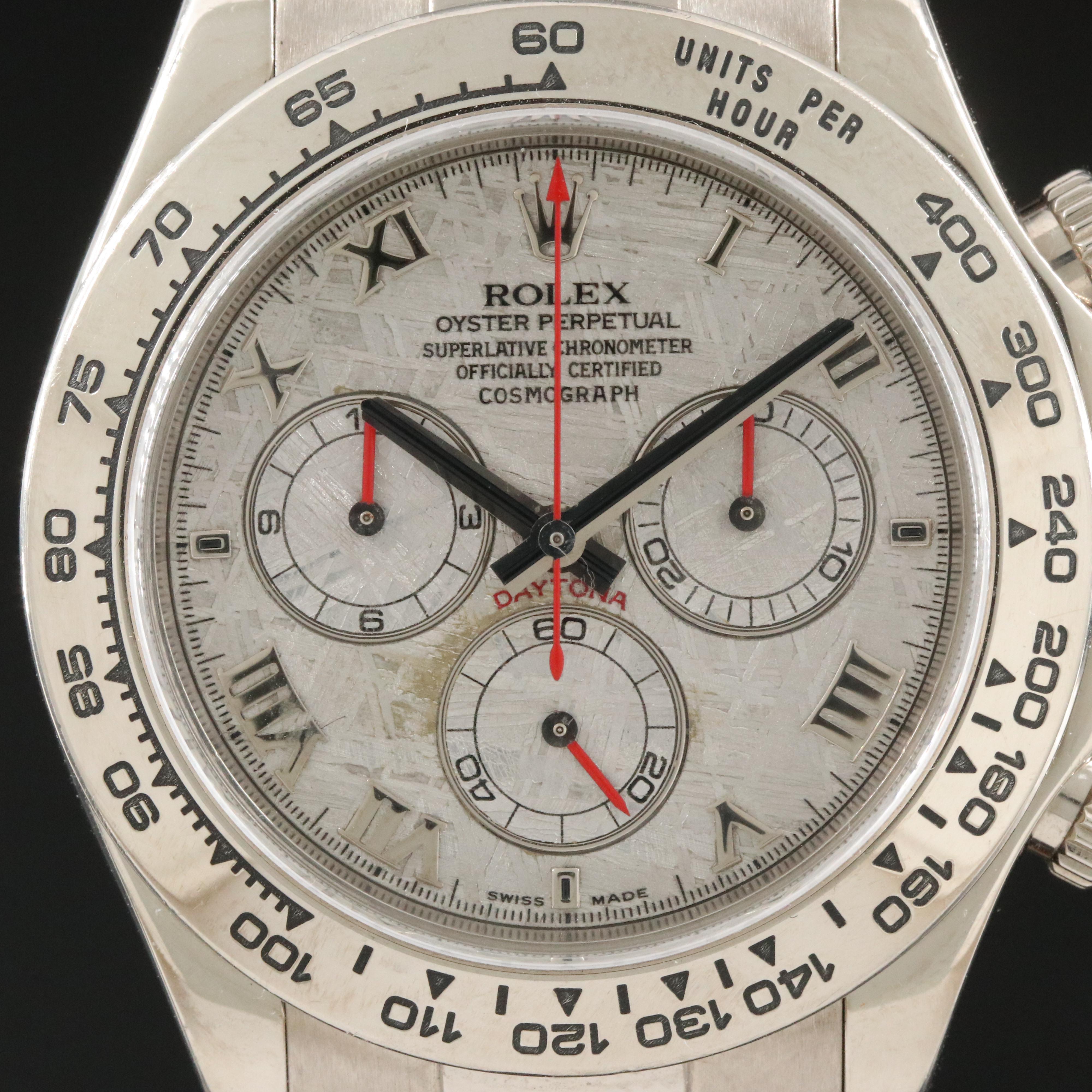 2003 - 2004 Rolex Daytona Meteorite Dial Cosmograph Watch