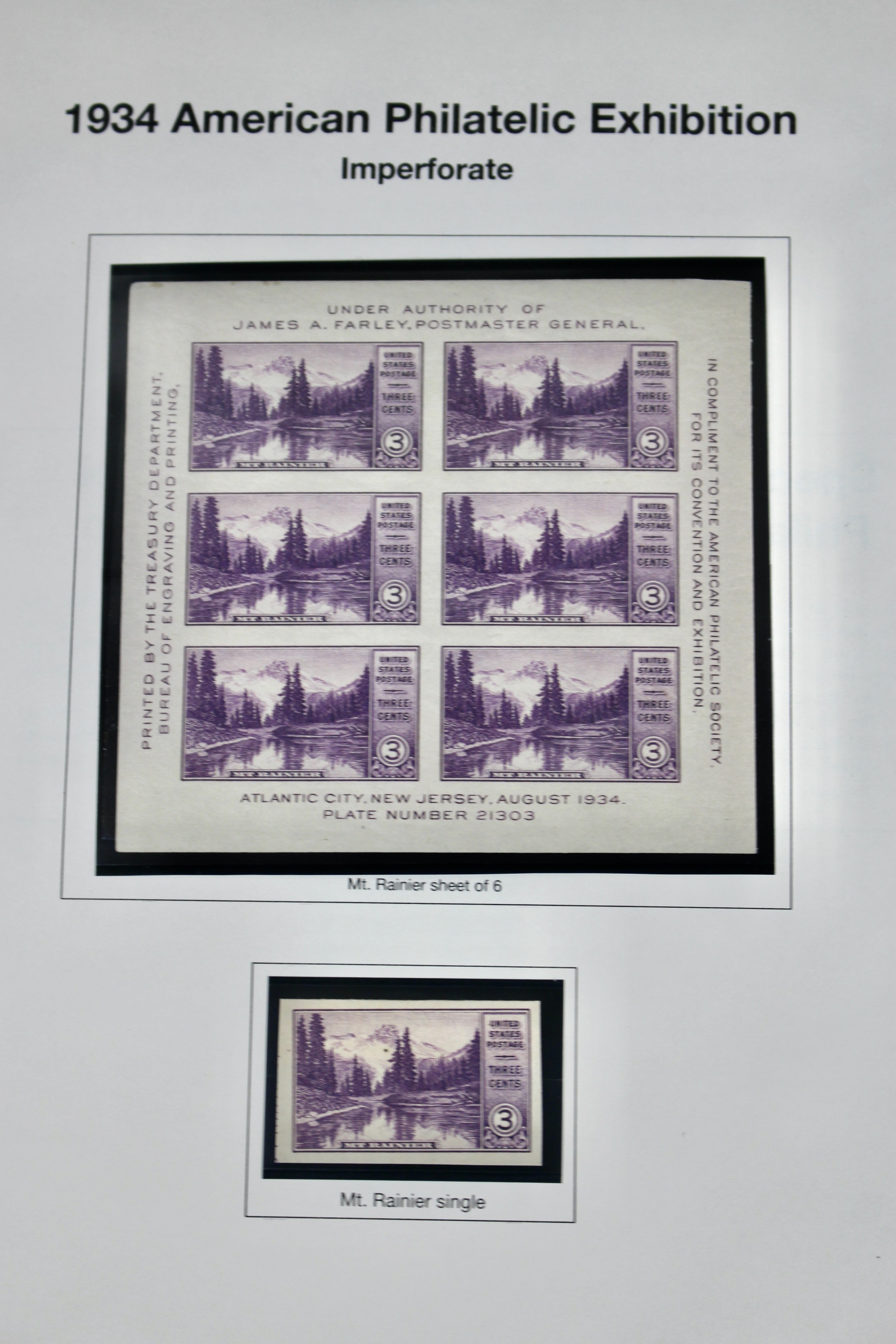 Farley Postage Stamp Collection