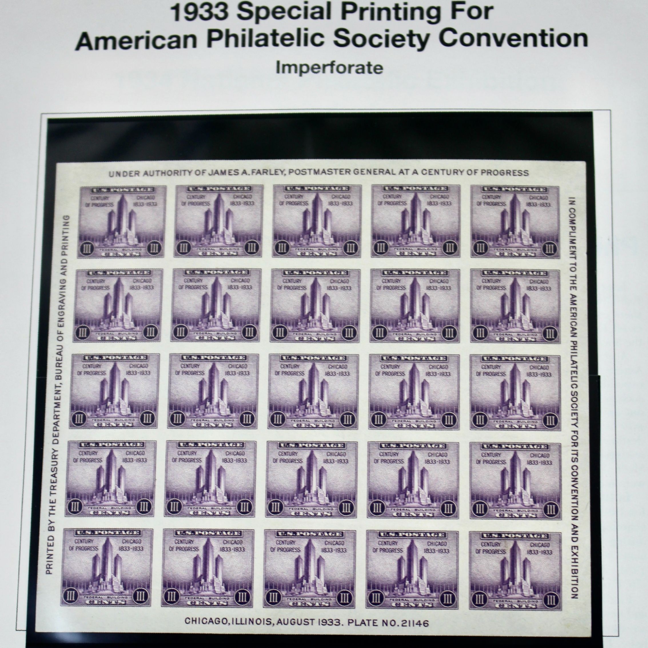 Farley Postage Stamp Collection