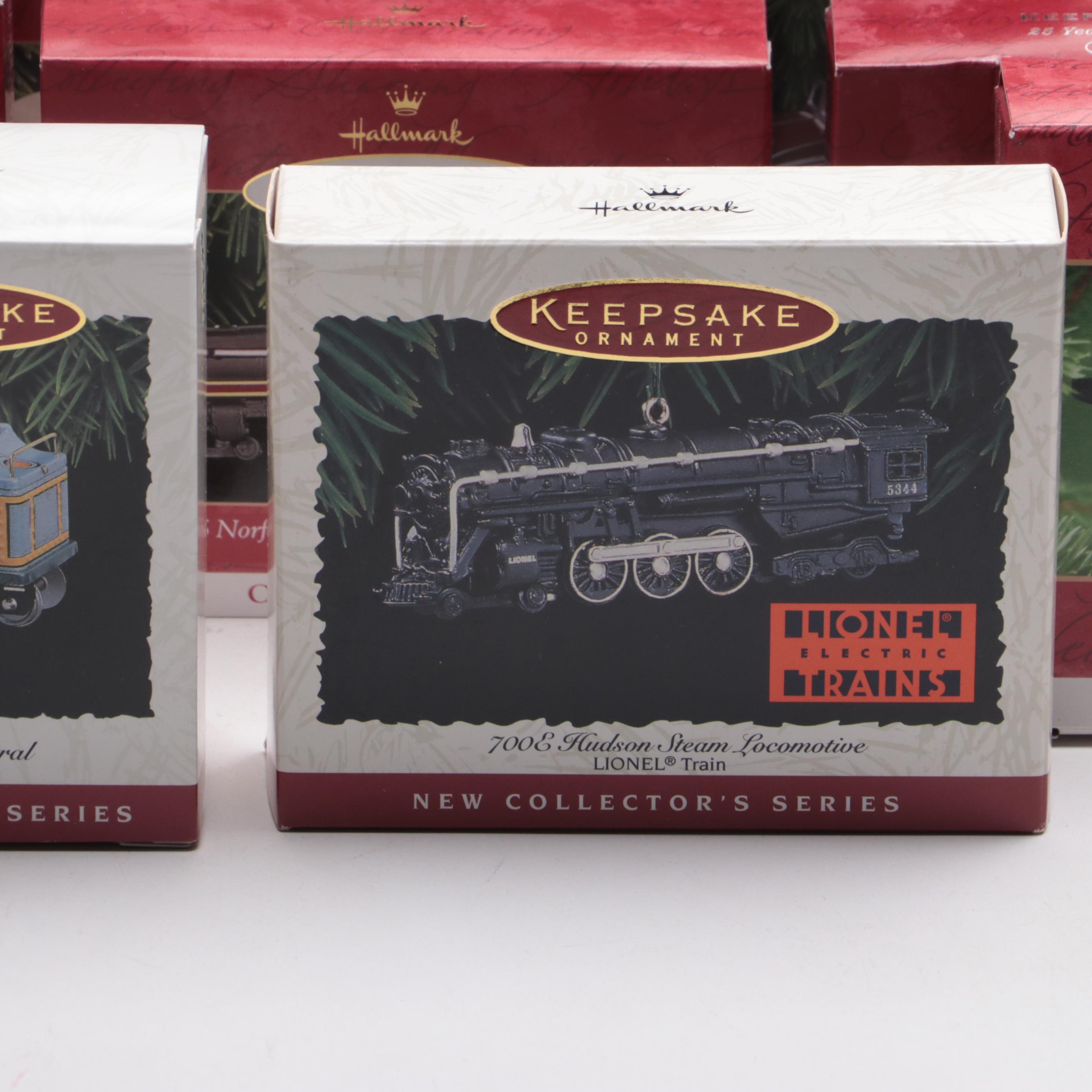 Hallmark Keepsake Trains and Planes Collector Ornaments