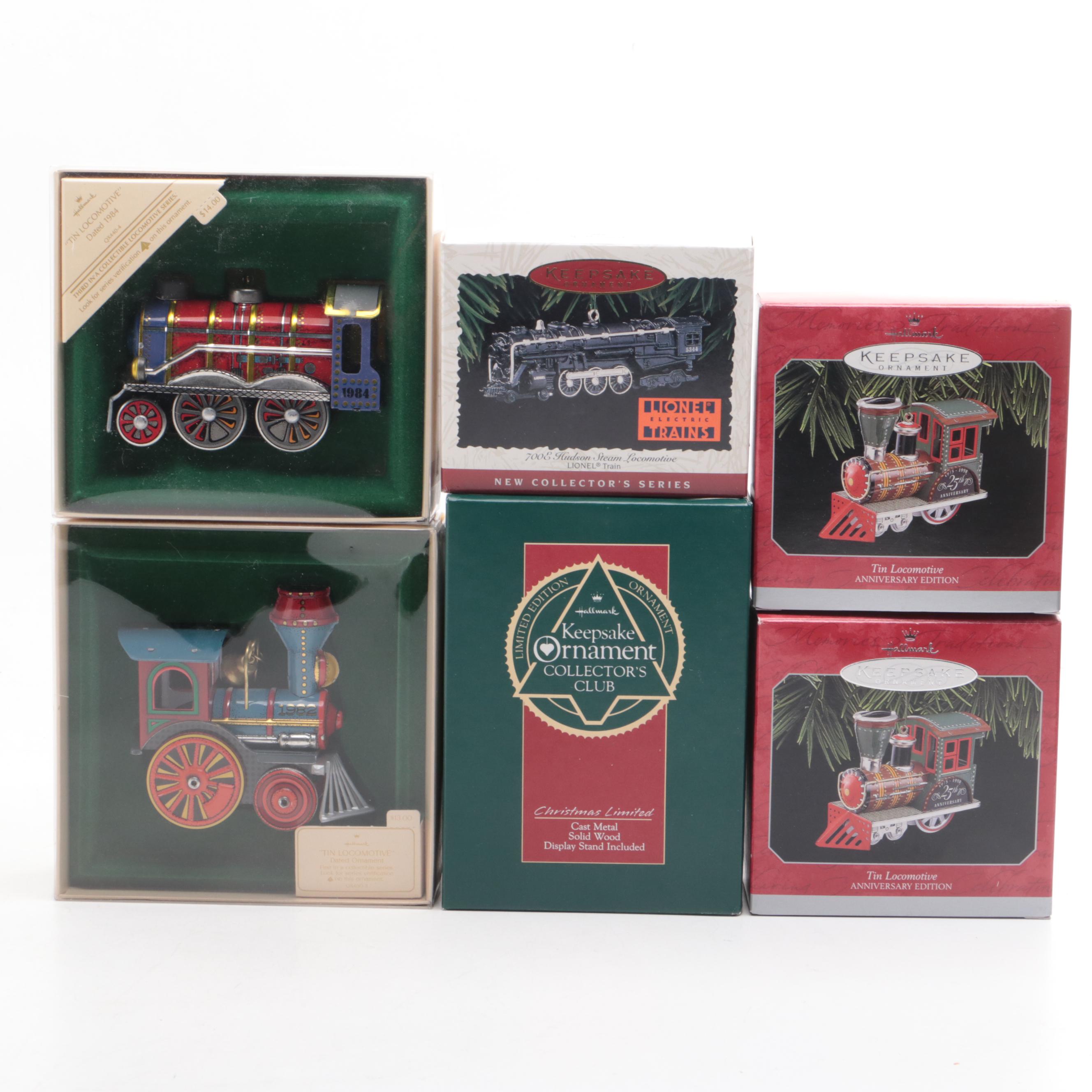 Hallmark Keepsake Trains and Planes Collector Ornaments