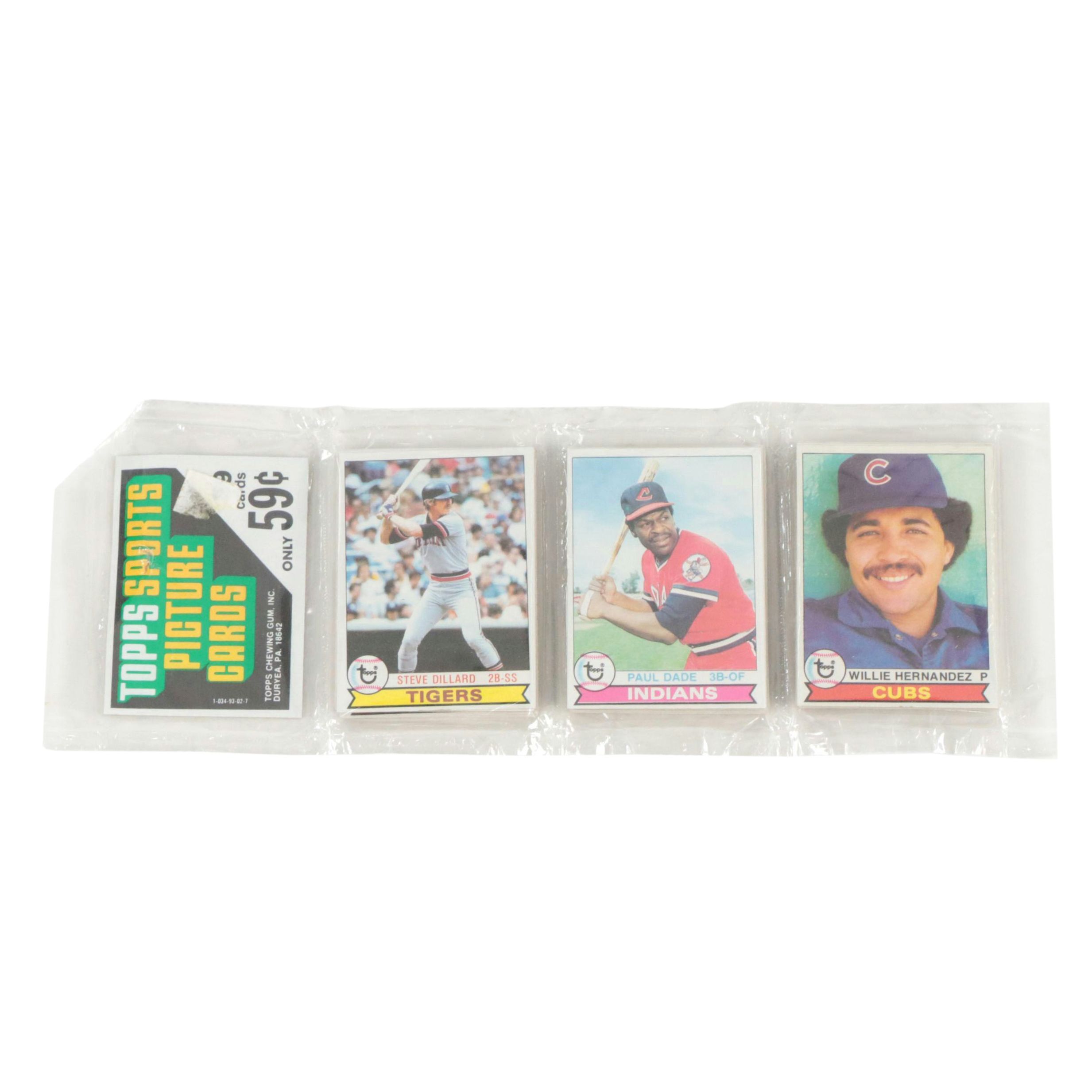 1979 Topps Baseball Sealed Rack Pack Featuring Willie Hernandez and More