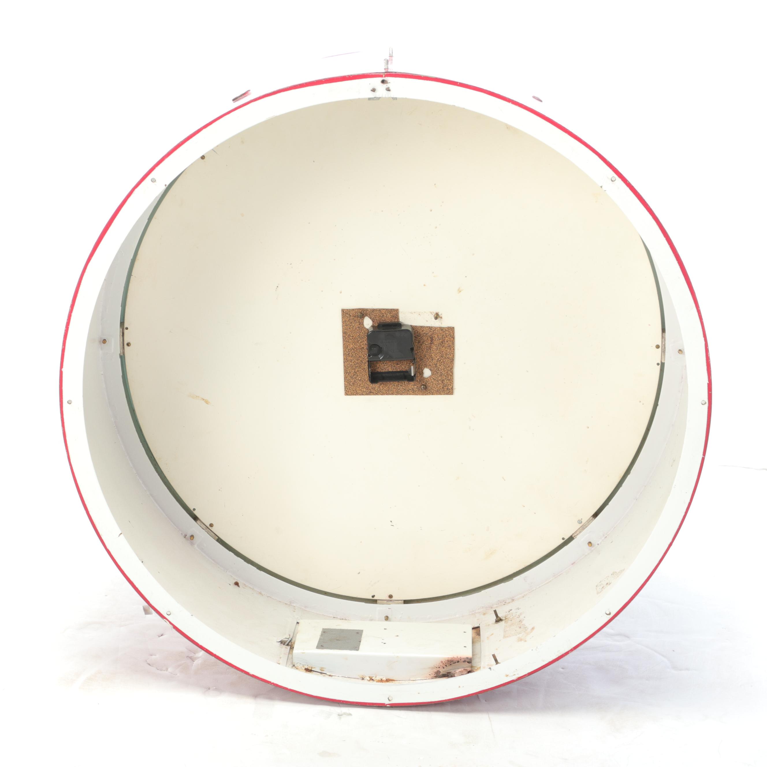 Vintage Industrial Factory Wall Clock by Smiths English Clock Systems of London