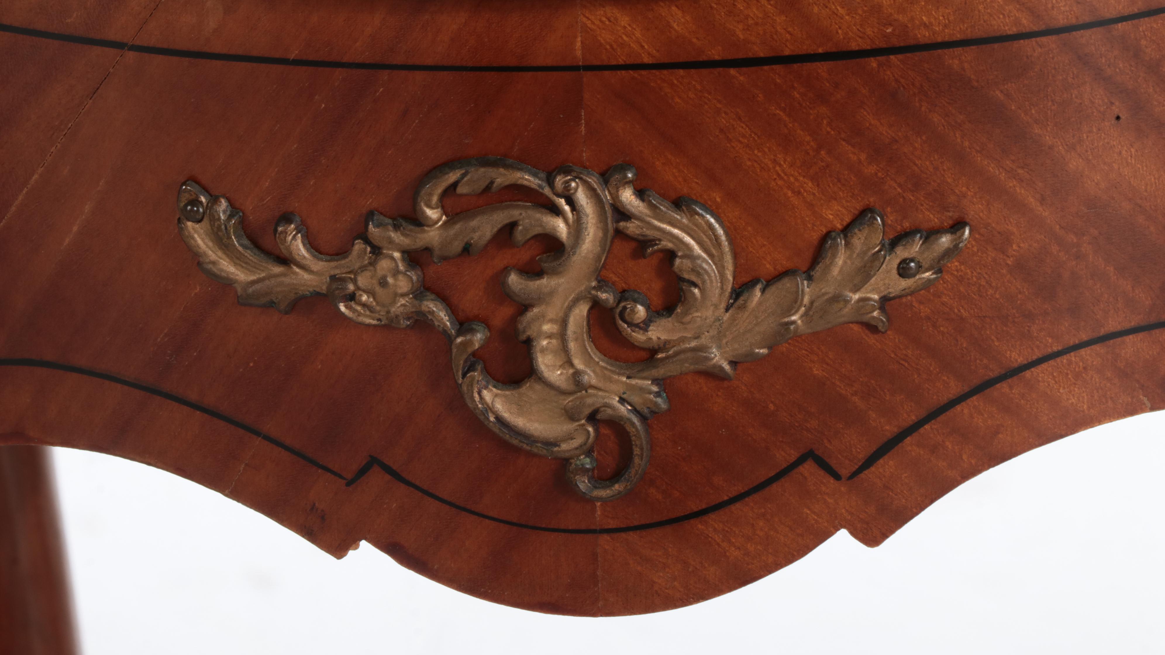 Louis XV Style Gilt Metal-Mounted Kingwood Guéridon, 20th Century