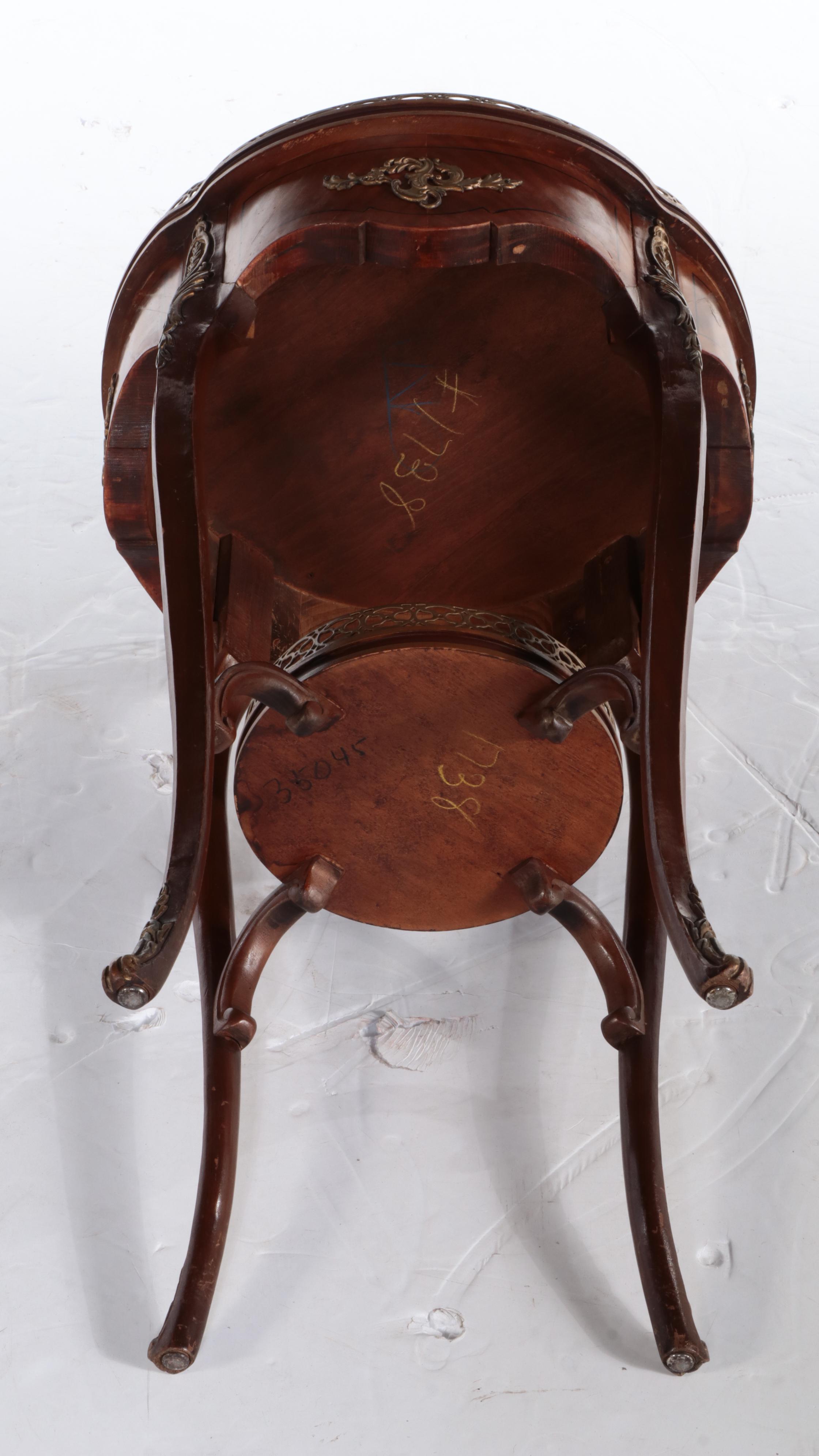 Louis XV Style Gilt Metal-Mounted Kingwood Guéridon, 20th Century