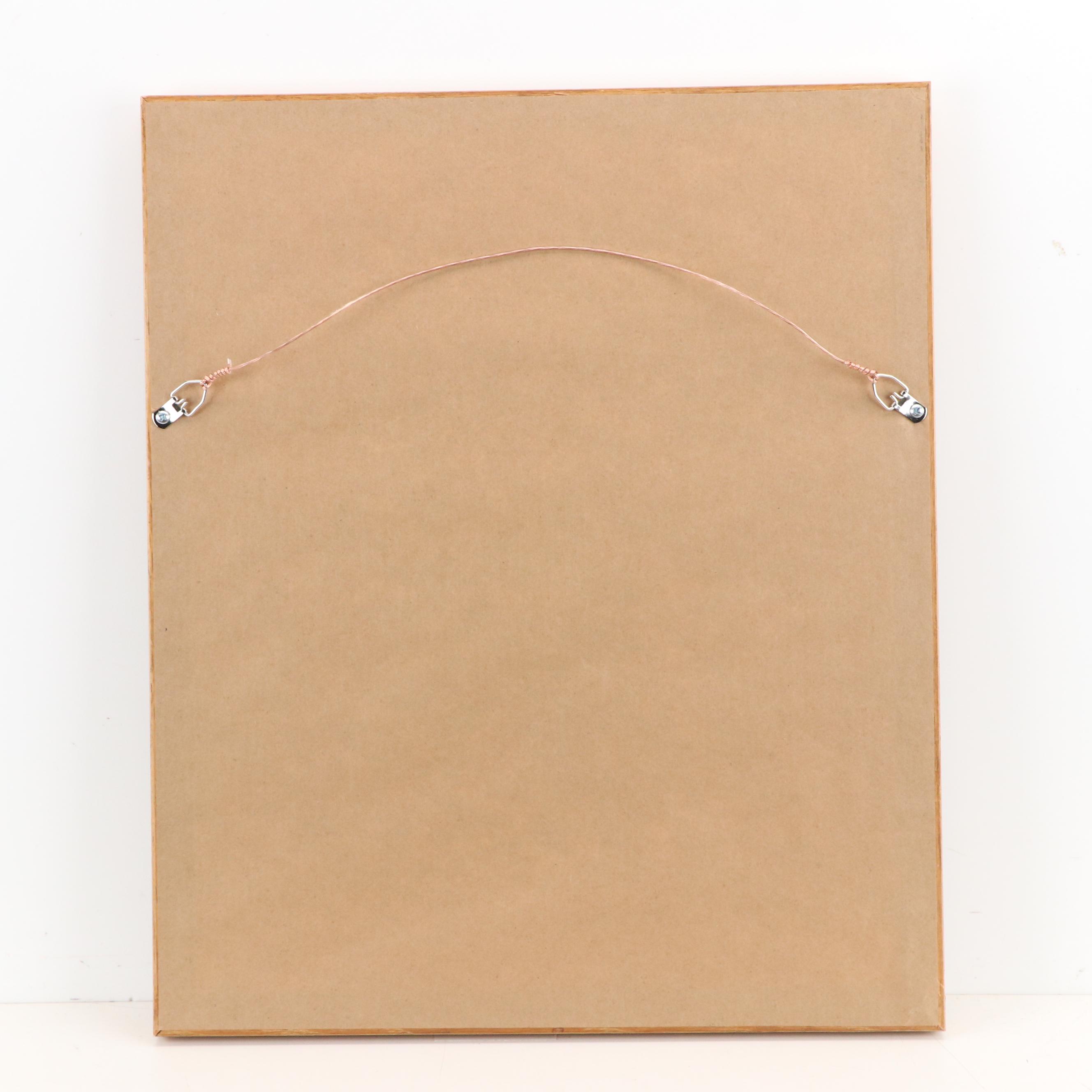 Hand-Colored Wax Engraving Map of Flordia