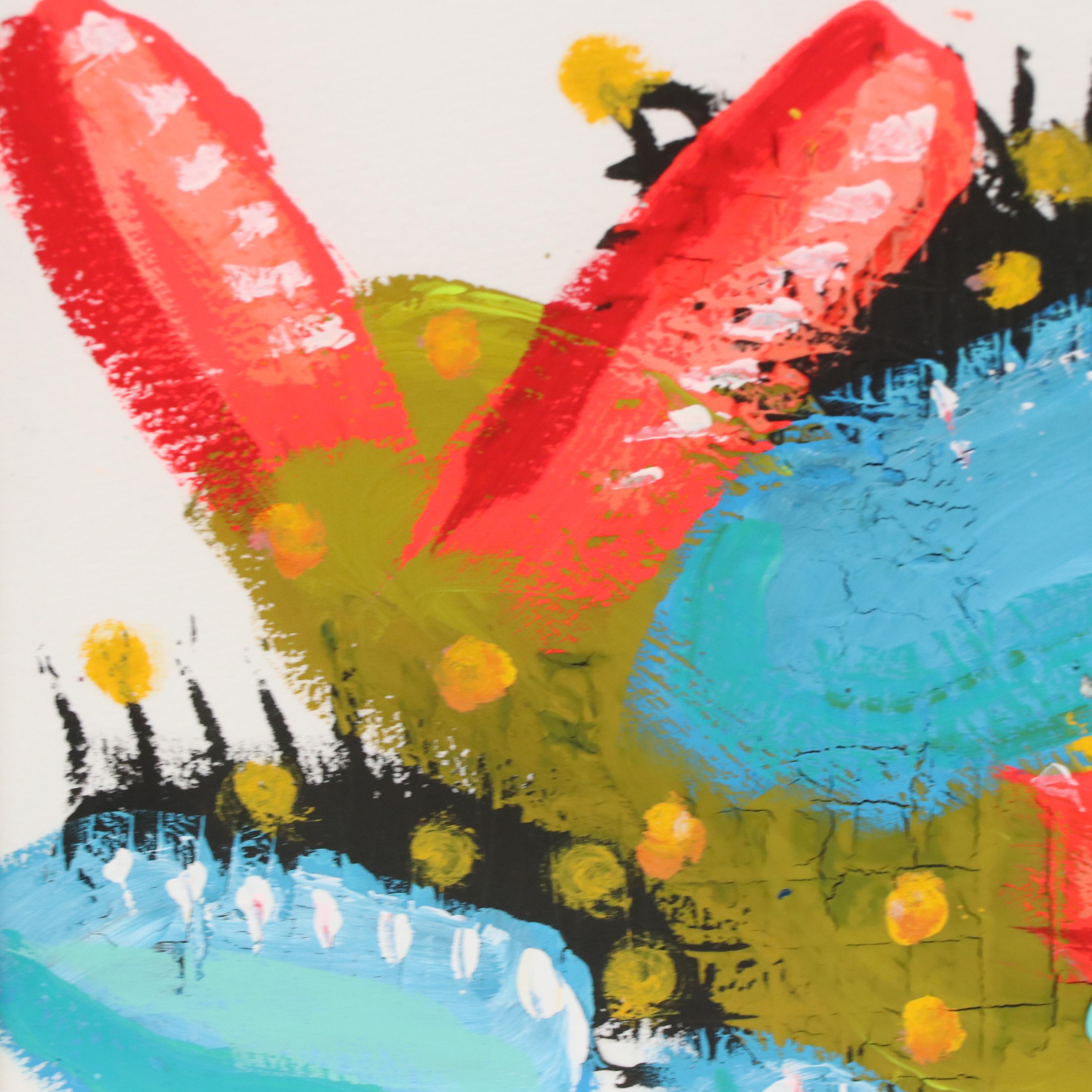 Jeffrey Scott Lewis Abstract Acrylic Painting